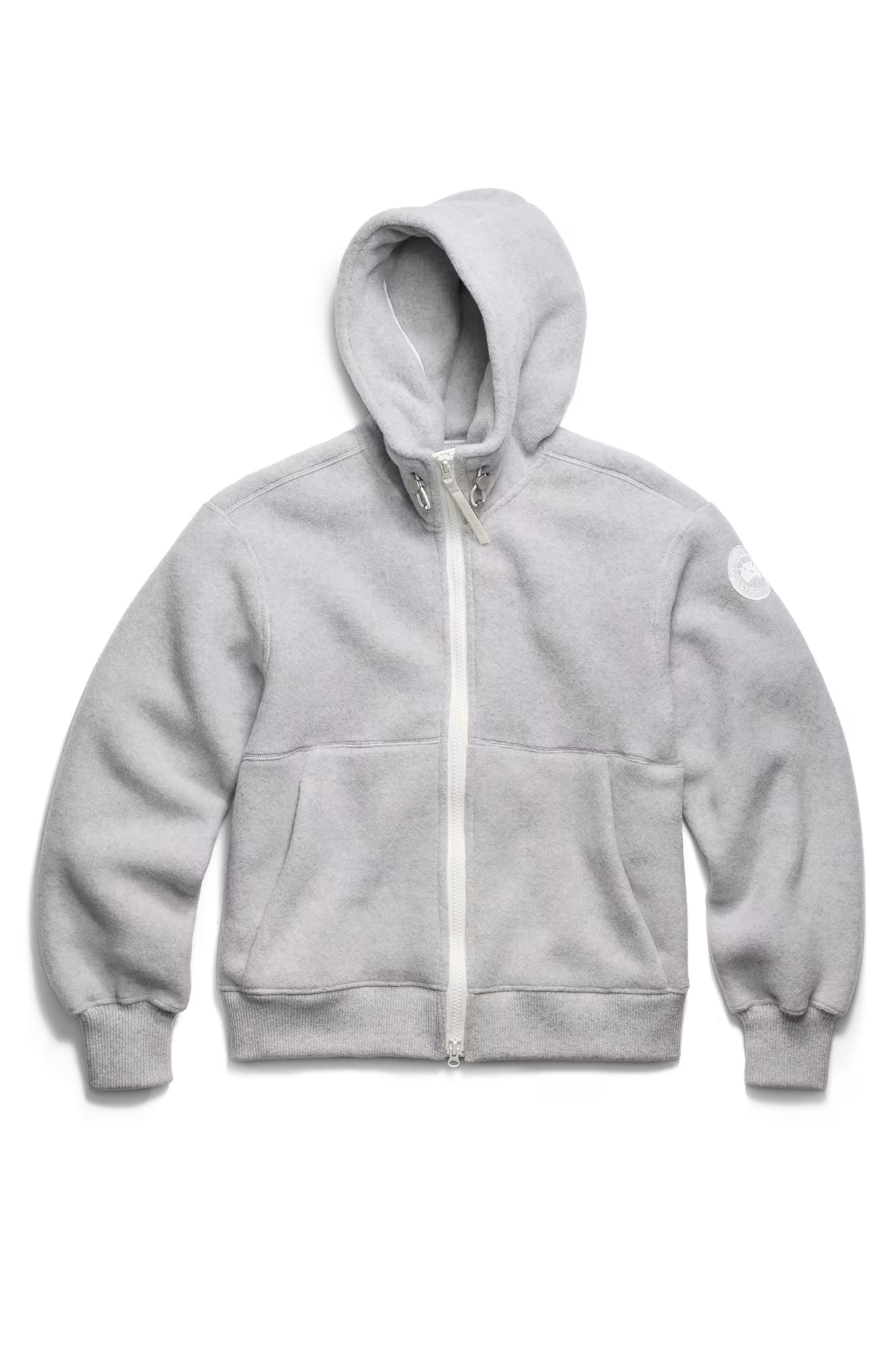 Chilliwack Fleece Bomber White Disc | BoUvy