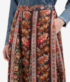 ALOE A-line Skirt Silk – Bordura Di Tè | BoUvy