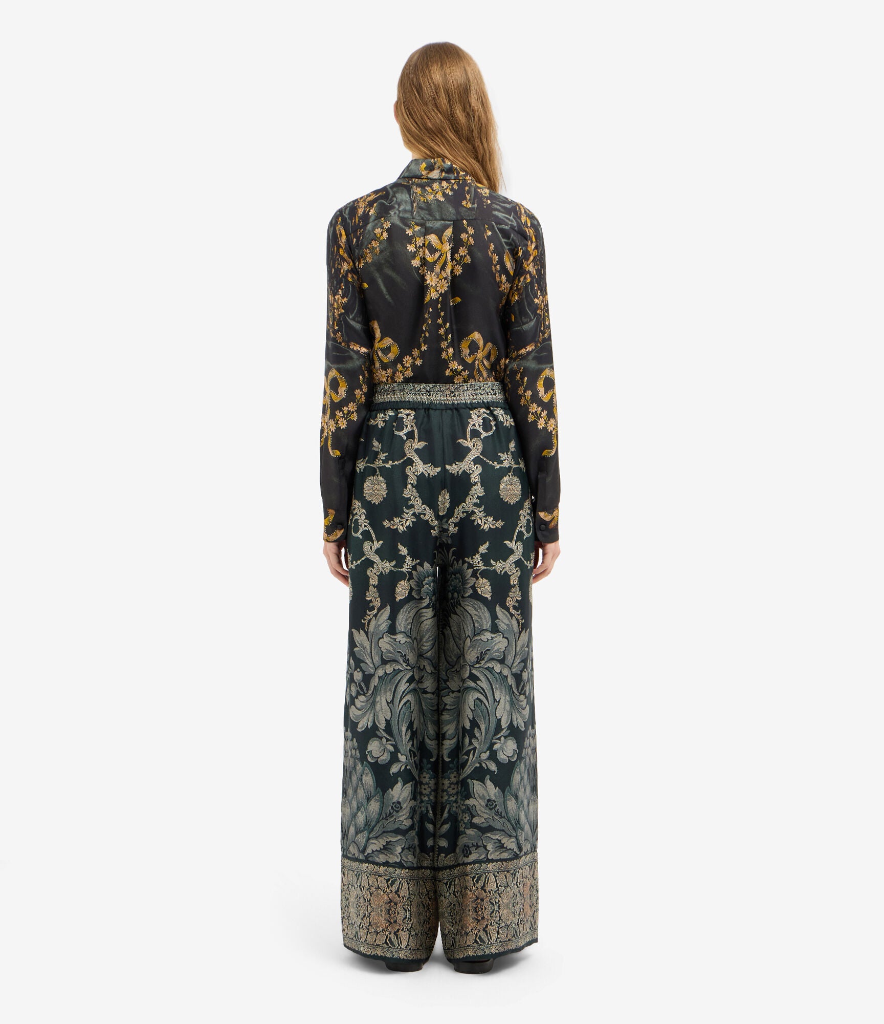 ALOE Palazzo Trousers Silk – Manto Di Seta | BoUvy