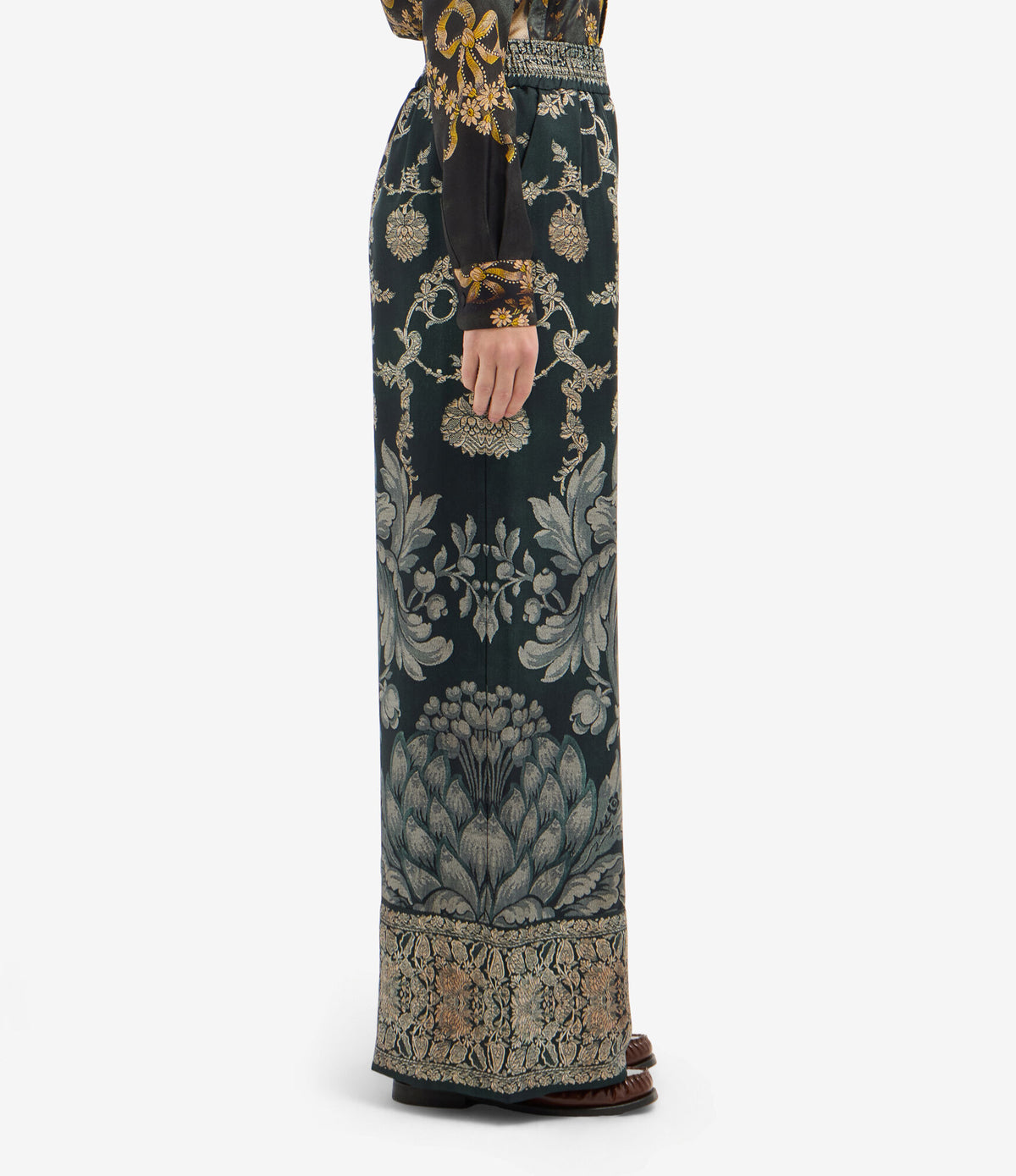 ALOE Palazzo Trousers Silk – Manto Di Seta | BoUvy