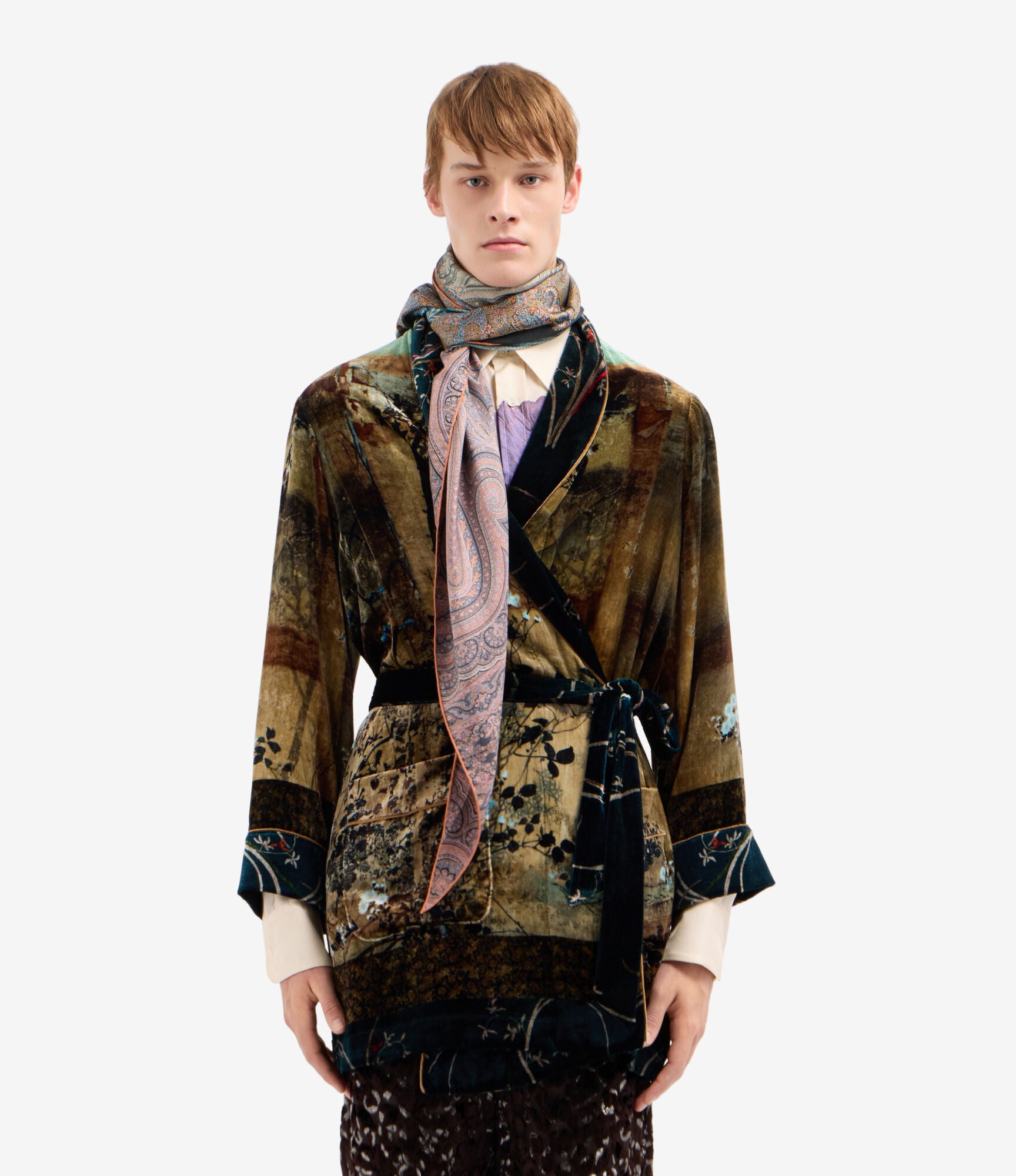 ALOEUW Scarf Silk 65x120 – Kilim Antico | BoUvy