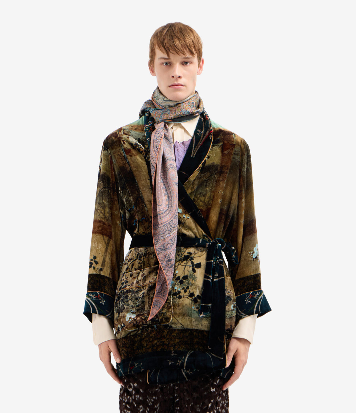 ALOEUW Scarf Silk 65x120 – Kilim Antico | BoUvy