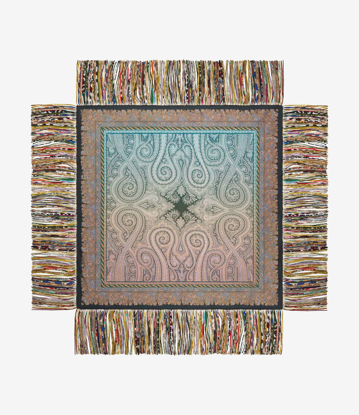 ALOEUW Shawl Scarf Silk 135x135 – Mosaico D'Oriente | BoUvy
