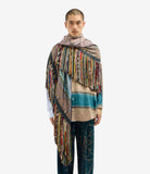 ALOEUW Shawl Scarf Silk 135x135 – Mosaico D'Oriente | BoUvy