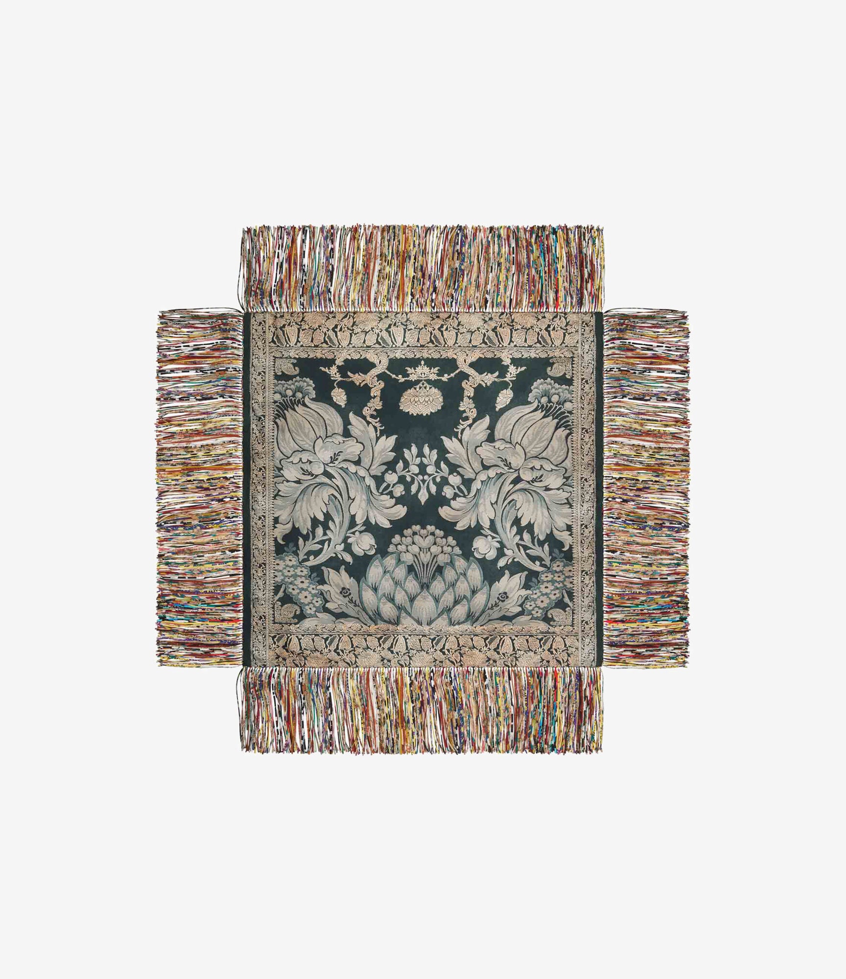 ALOEUW Shawl Scarf Silk 135x135 – Ramage Di Siena | BoUvy