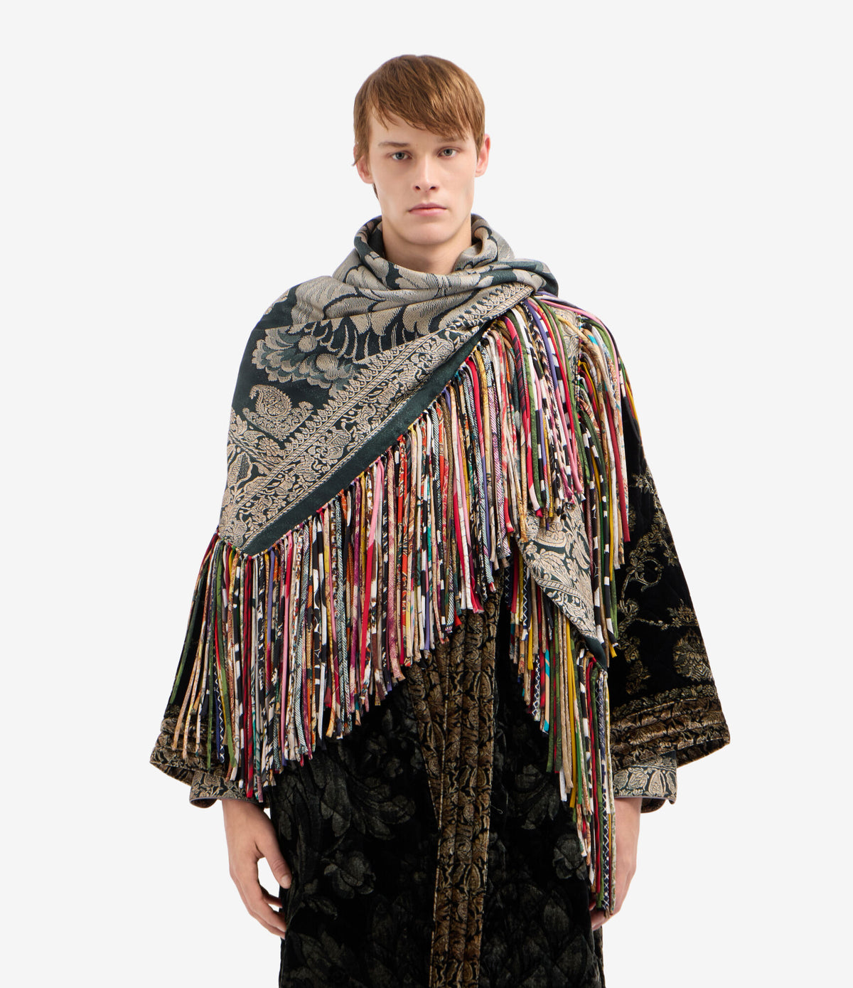 ALOEUW Shawl Scarf Silk 135x135 – Ramage Di Siena | BoUvy