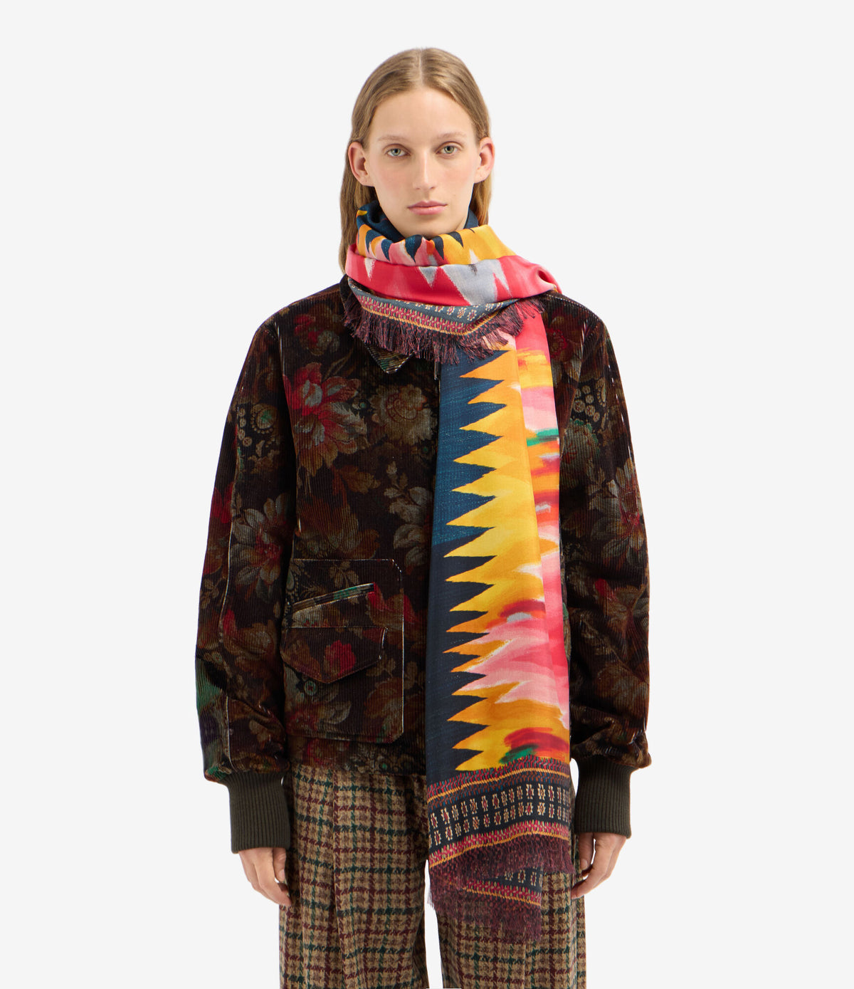 ALOEUW Shawl Scarf Silk 135x195 – Ricamo Di Laguna | BoUvy