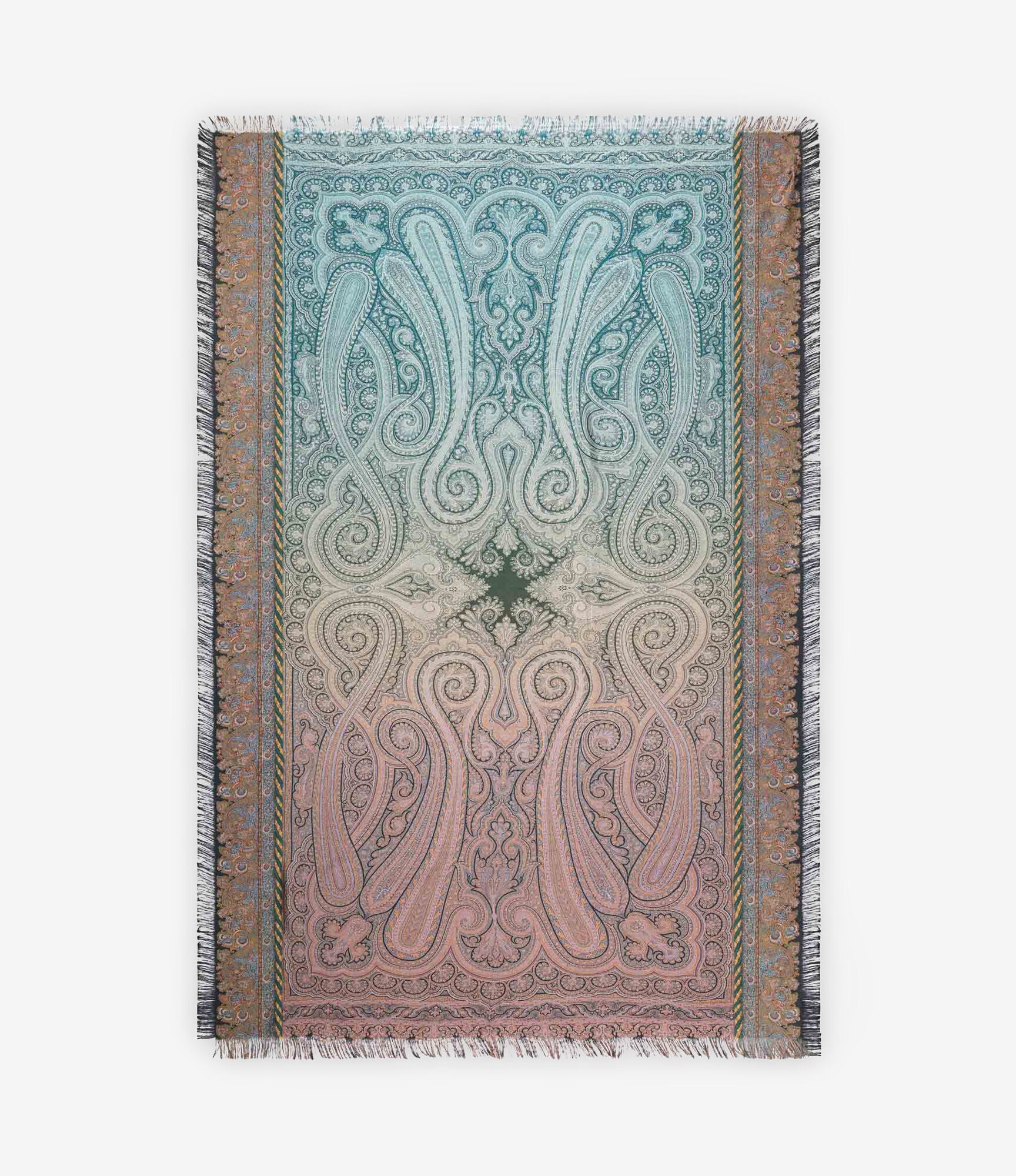 ALOEUW Shawl Scarf Silk 135x195 – Calligrafia Di Malva | BoUvy