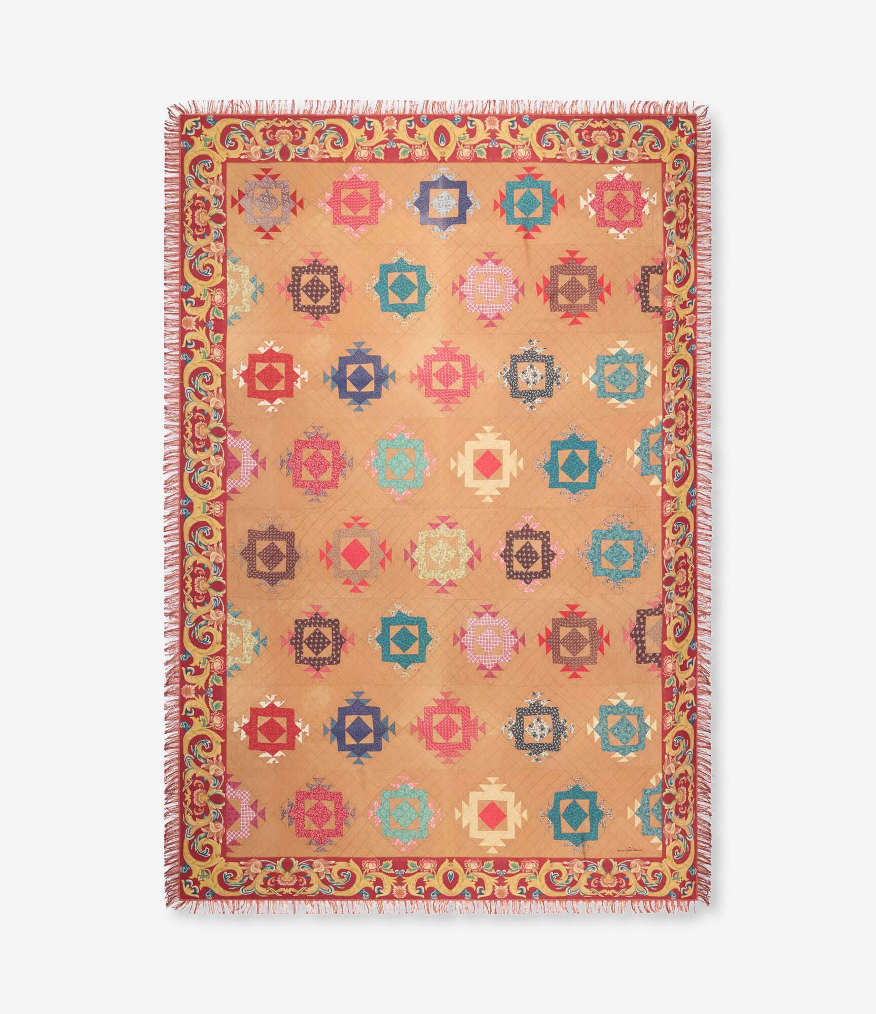 ALOEUW Shawl Scarf Silk 135x195 – Labirinto Di Laguna | BoUvy
