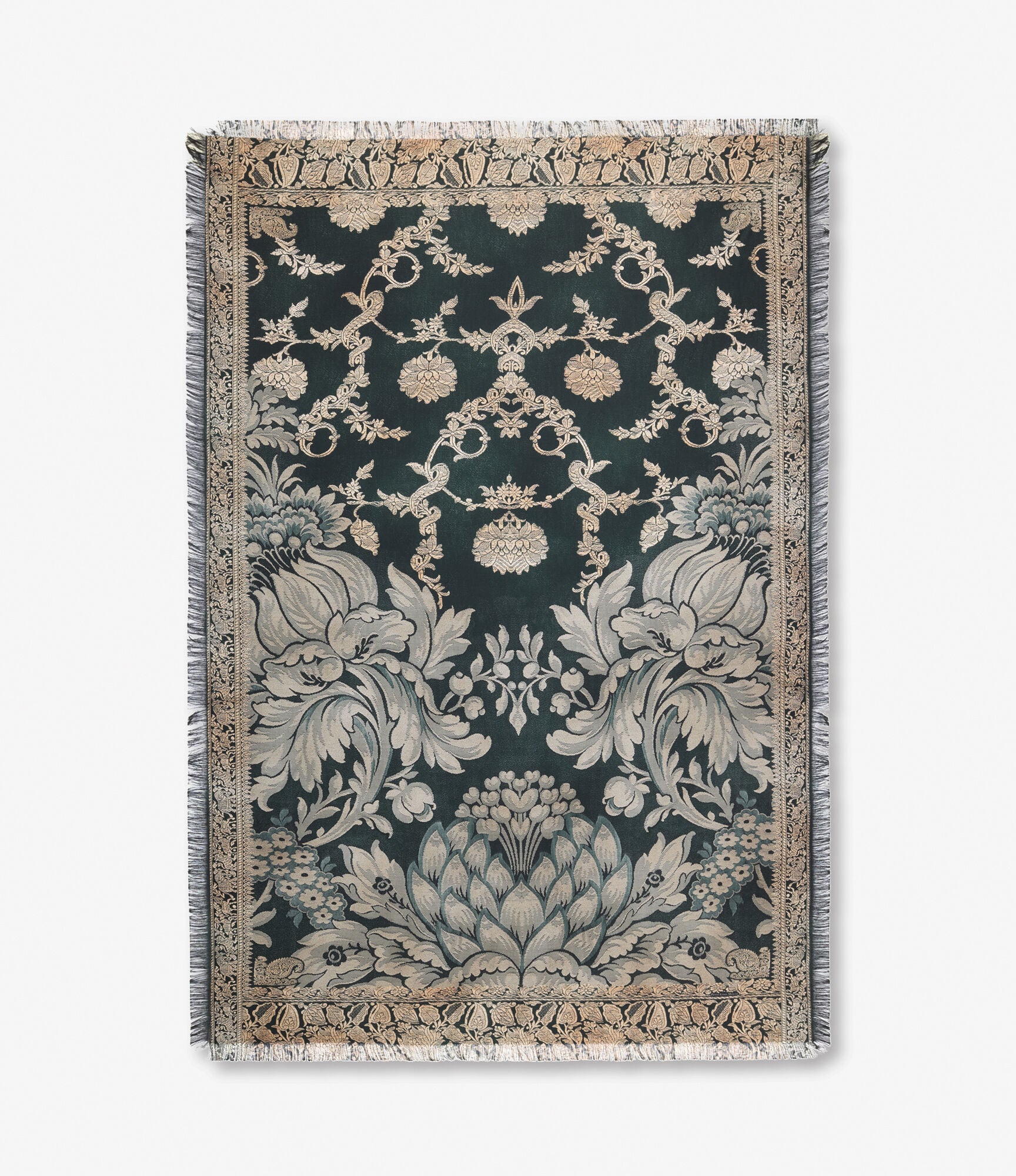 ALOEUW Shawl Scarf Silk 135x195 – Damasco Di Granato | BoUvy