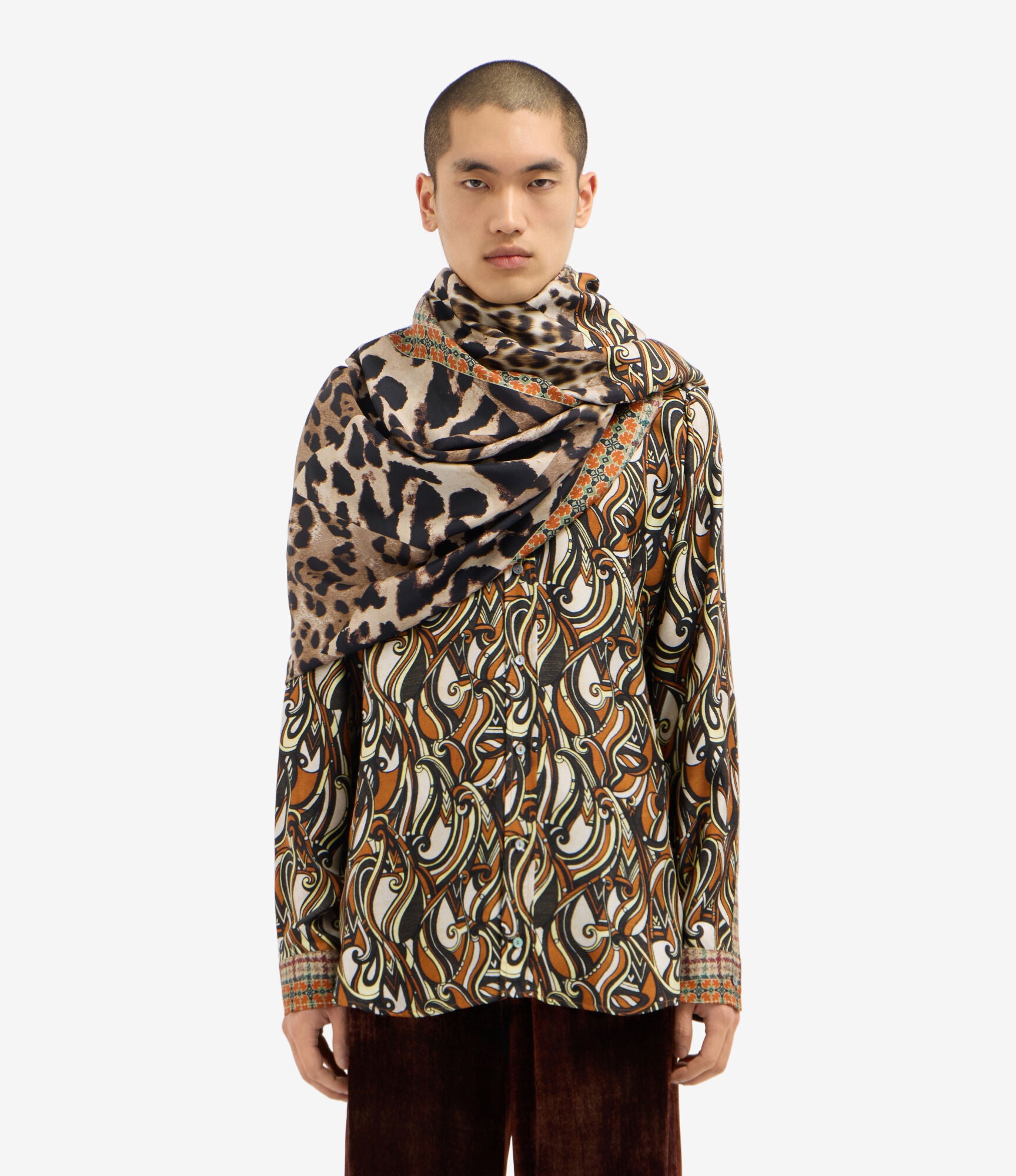 ALOEWON Scarf Silk Cashmere 65x190 – Reticolo Di Perla | BoUvy