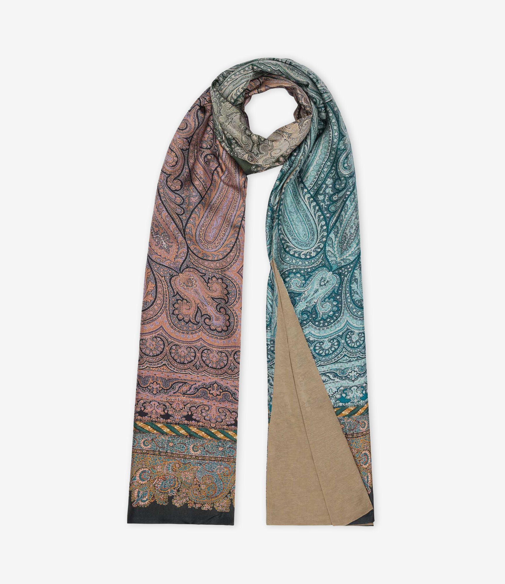 ALOEWON Scarf Silk Cashmere 65x190 – Velluto D'Ombra | BoUvy