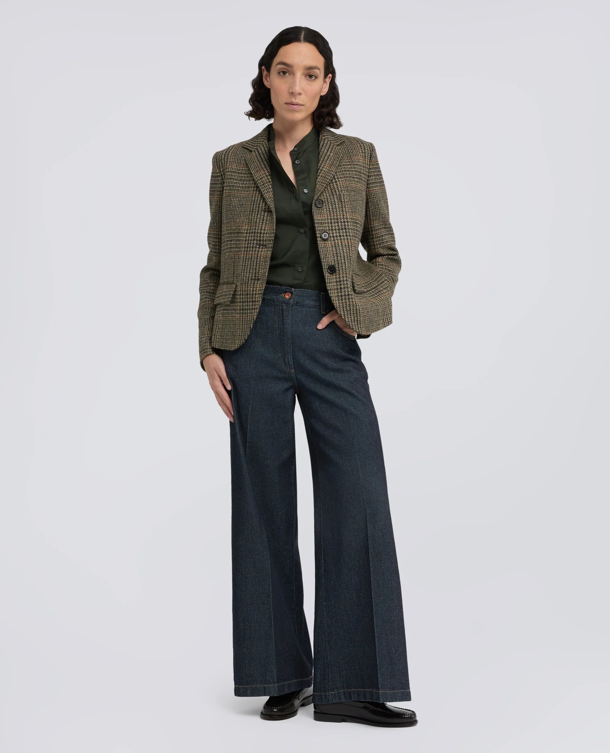 WIDE-LEG JEANS - DENIM | BoUvy