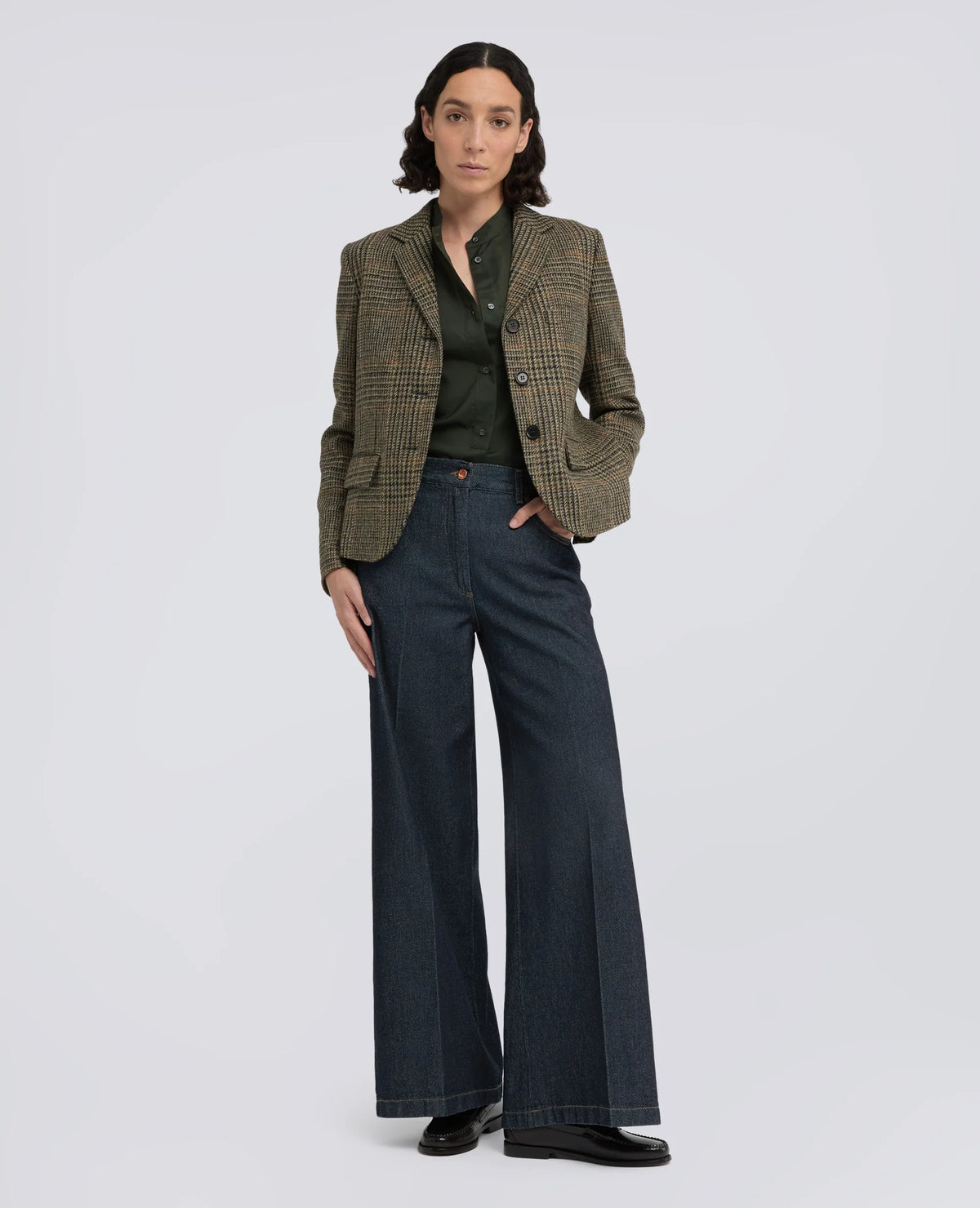 WIDE-LEG JEANS - DENIM | BoUvy