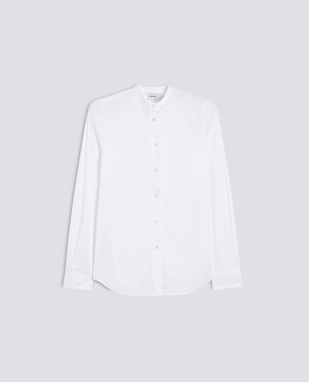 COTTON BLEND POPLIN SHIRT - WHITE | BoUvy