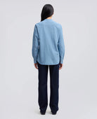 JAPANESE COTTON CHAMBRAY SHIRT - LIGHT DENIM | BoUvy