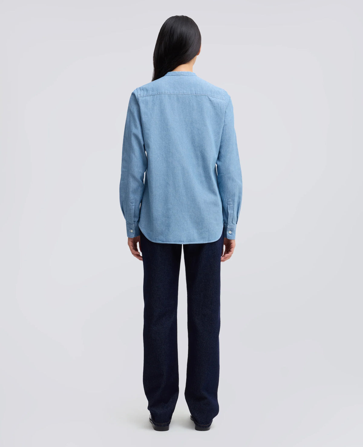JAPANESE COTTON CHAMBRAY SHIRT - LIGHT DENIM | BoUvy
