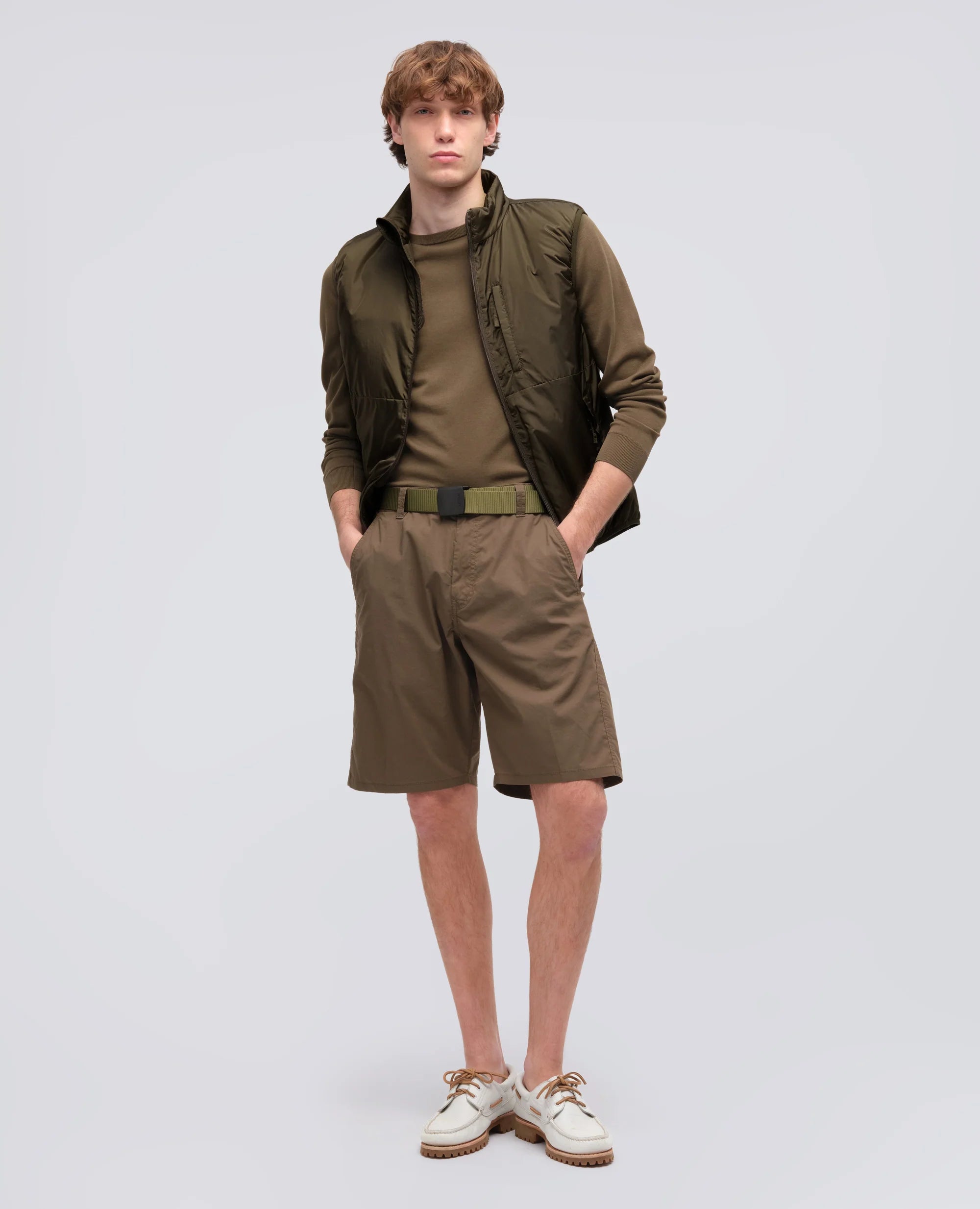 JIL NYLON VEST - MILITARY GREEN | BoUvy
