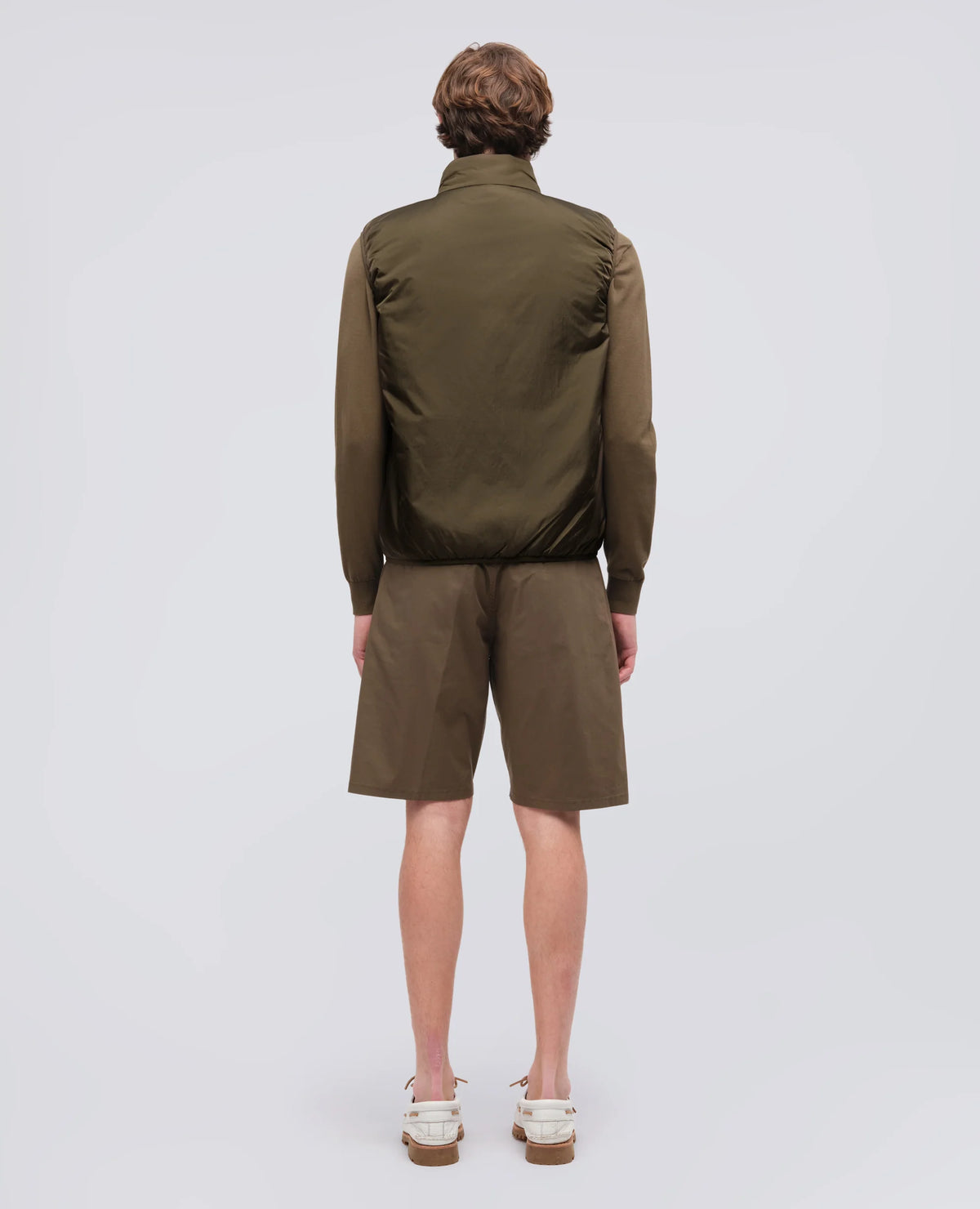 JIL NYLON VEST - MILITARY GREEN | BoUvy