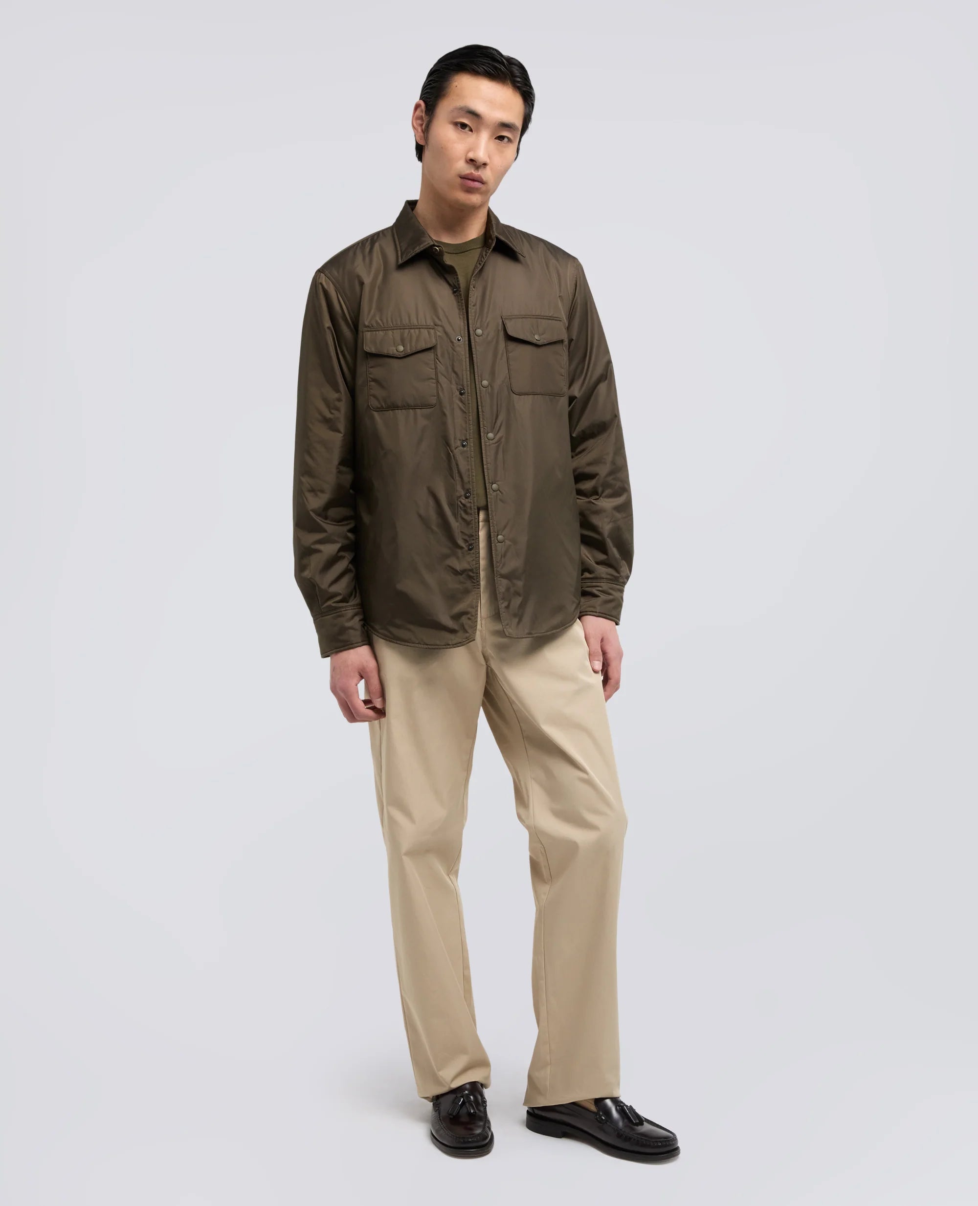 13PIU' SHIRT - MILITARY GREEN | BoUvy