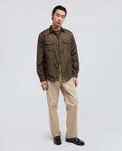 13PIU' SHIRT - MILITARY GREEN | BoUvy