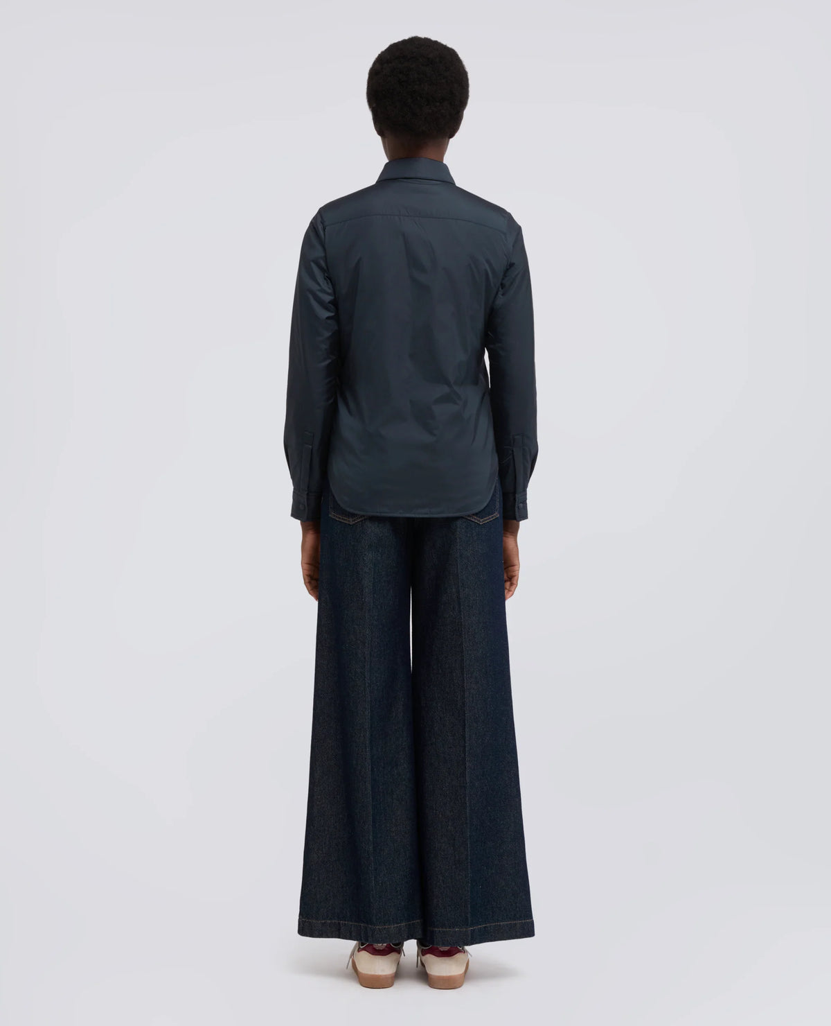 GLUE SHIRT JACKET - NAVY | BoUvy