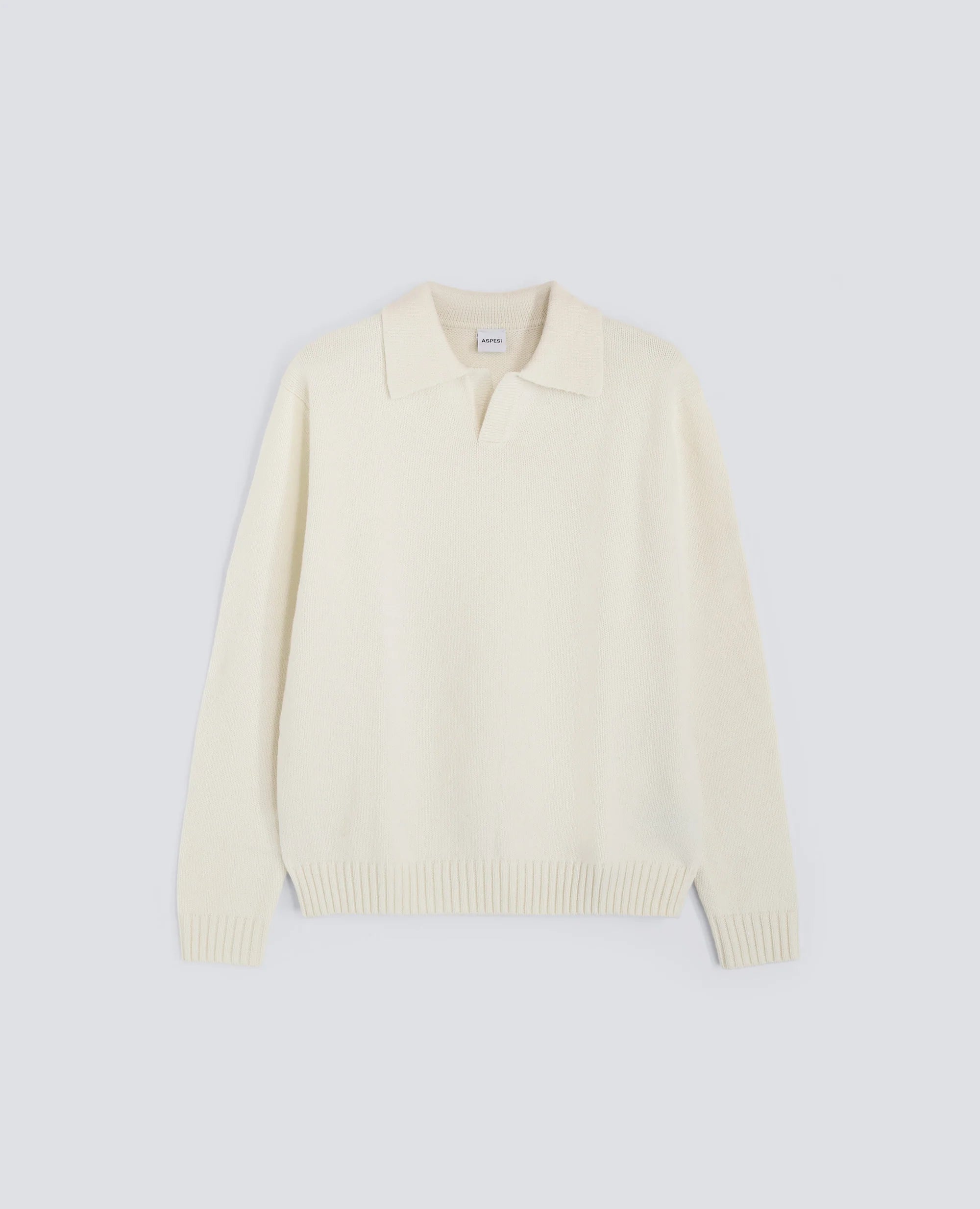 WOOL BLEND POLO - NATURAL | BoUvy
