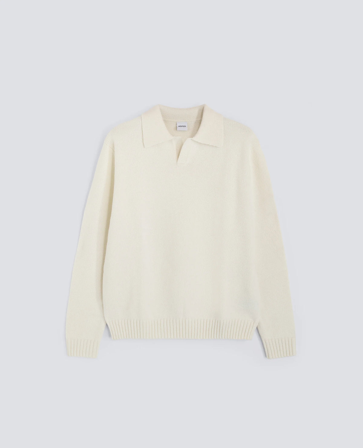 WOOL BLEND POLO - NATURAL | BoUvy