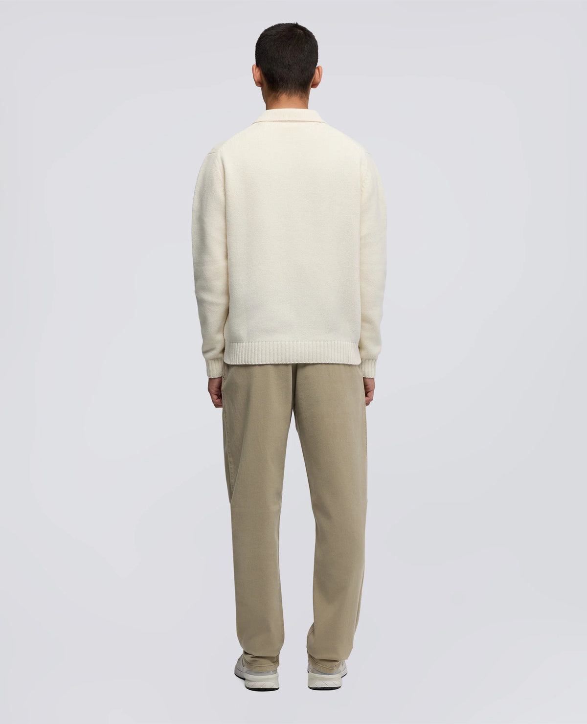 WOOL BLEND POLO - NATURAL | BoUvy