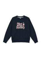 Sweatshirt Rosa HOT WINE Navy | BoUvy