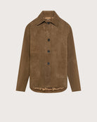 Suede shirt jacket | BoUvy