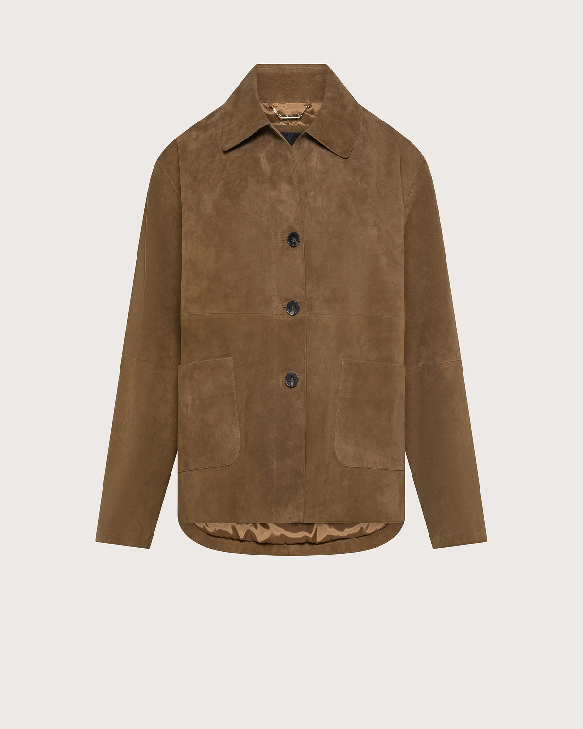 Suede shirt jacket | BoUvy
