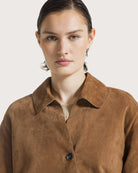 Suede shirt jacket | BoUvy