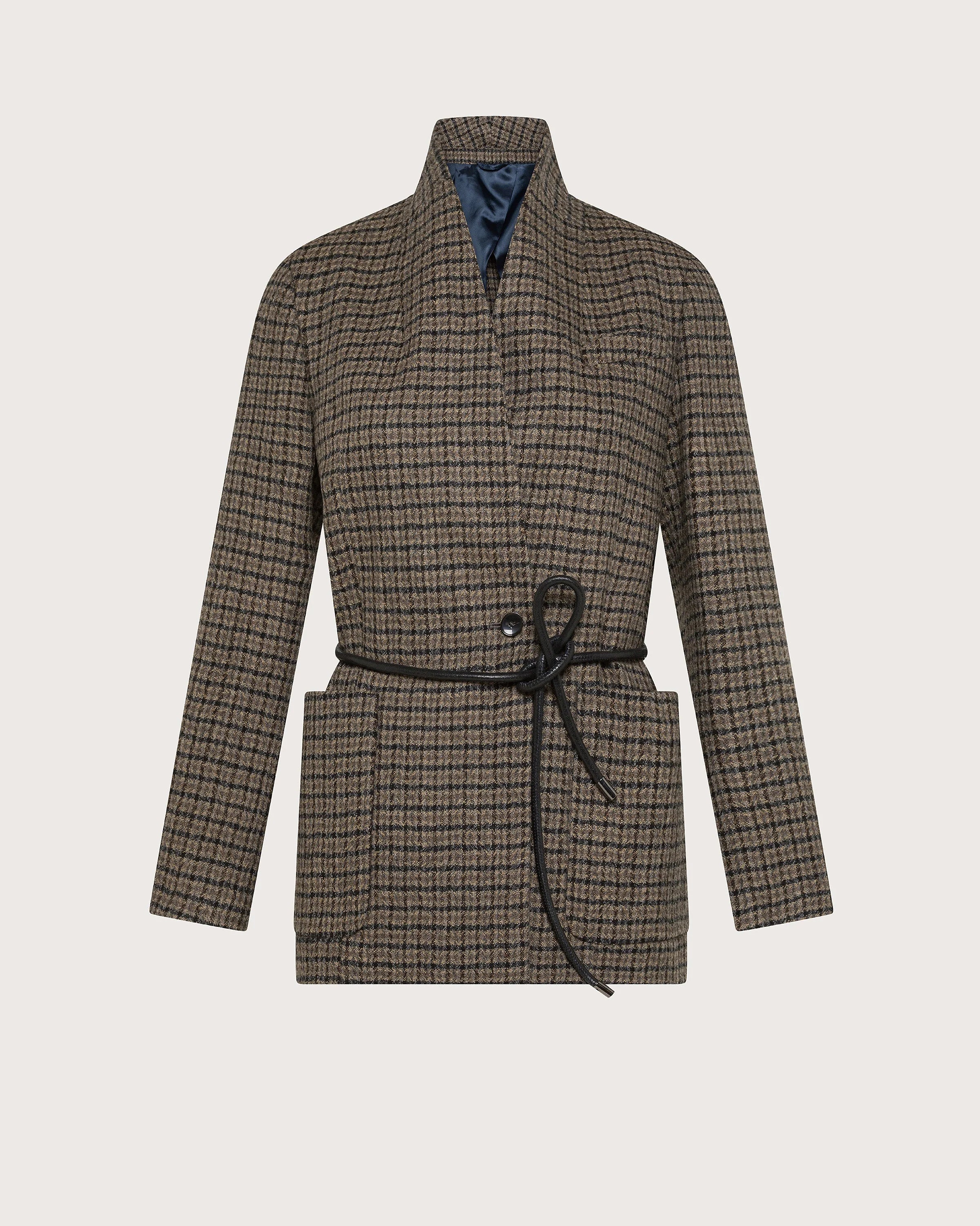 Diamond-quilted cashmere jacket | BoUvy