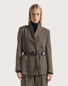 Diamond-quilted cashmere jacket | BoUvy
