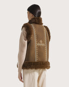 Faux shearling vest | BoUvy