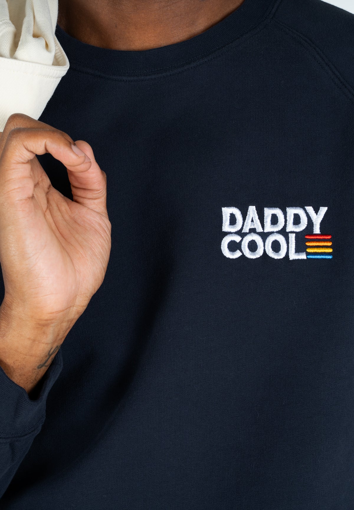 Sweatshirt Clyde DADDY COOL CŒUR Navy | BoUvy