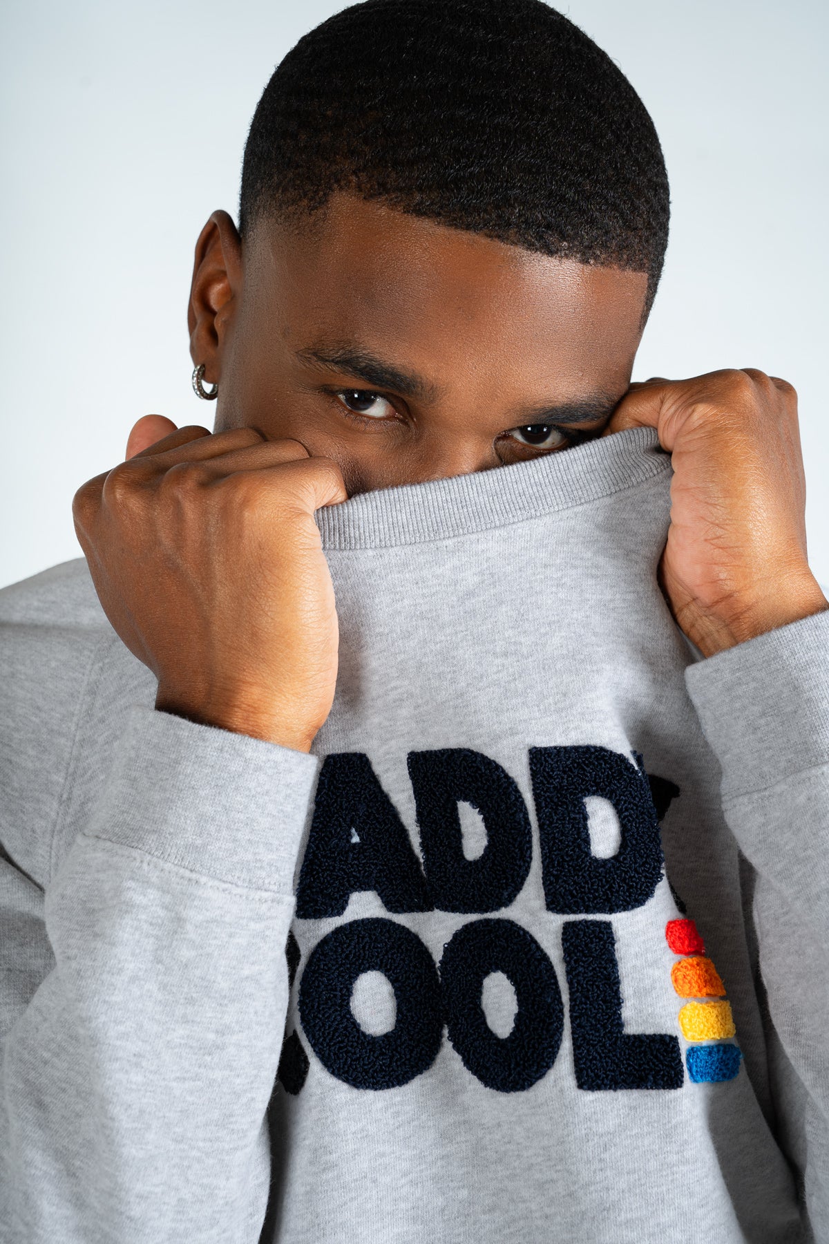 Sweatshirt Clyde DADDY COOL Heather Grey | BoUvy