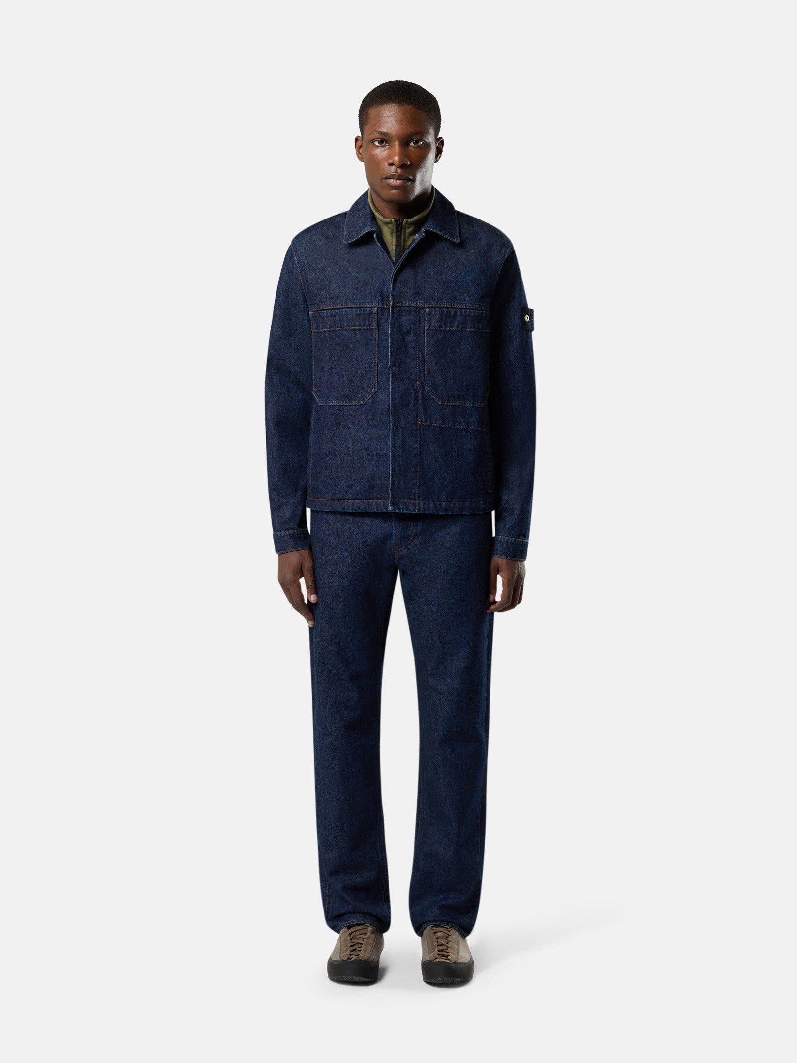 Coach jacket with button fastening - BoUvy
