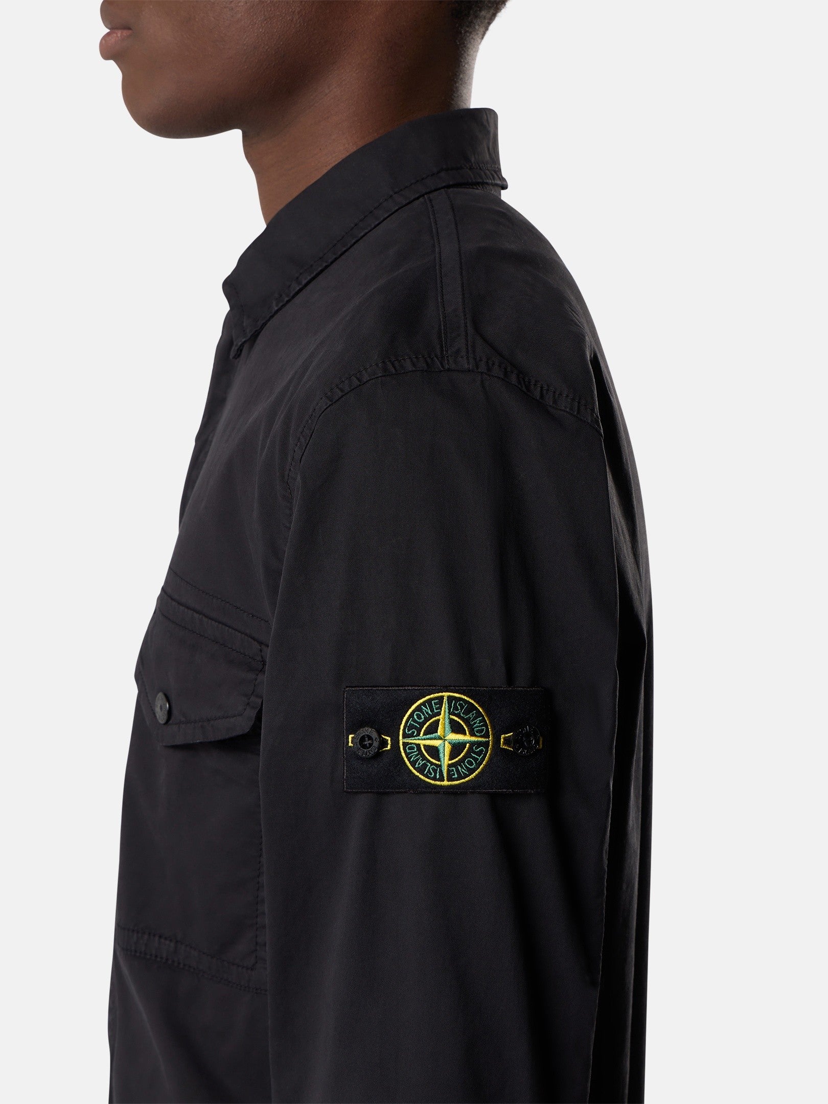 Regular-fit zip-up overshirt with chest pockets - BoUvy