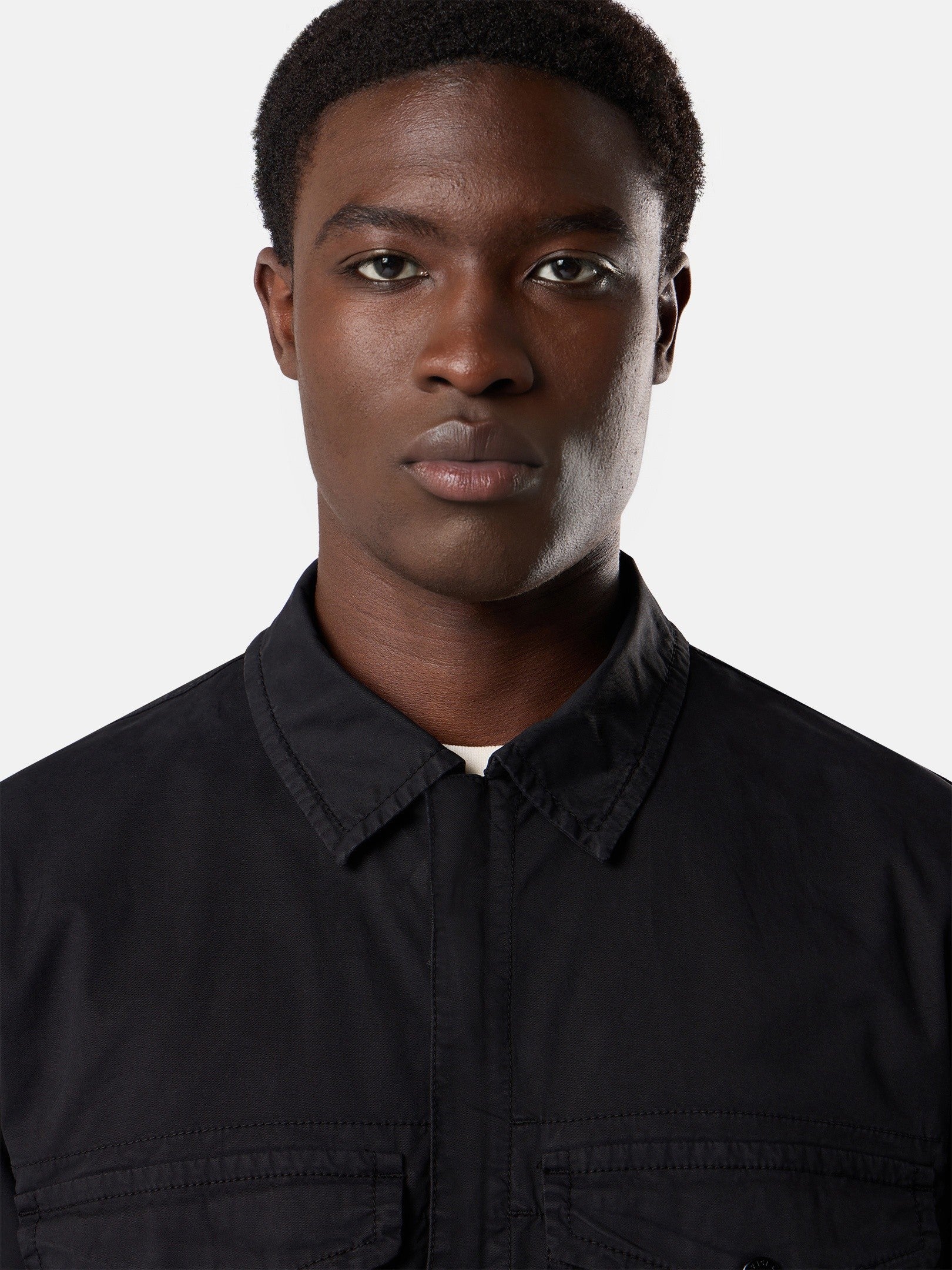 Regular-fit zip-up overshirt with chest pockets - BoUvy