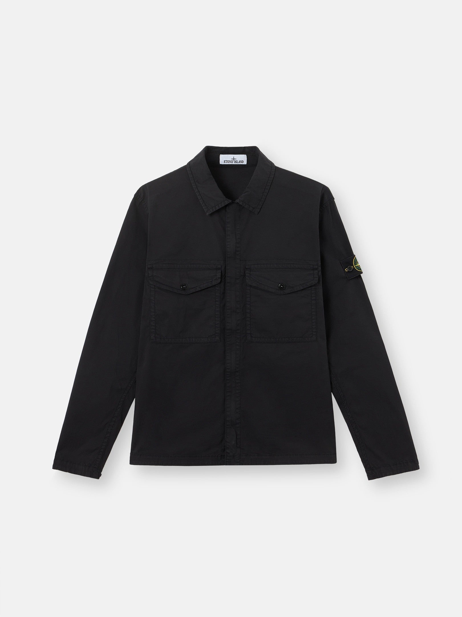 Regular-fit zip-up overshirt with chest pockets - BoUvy
