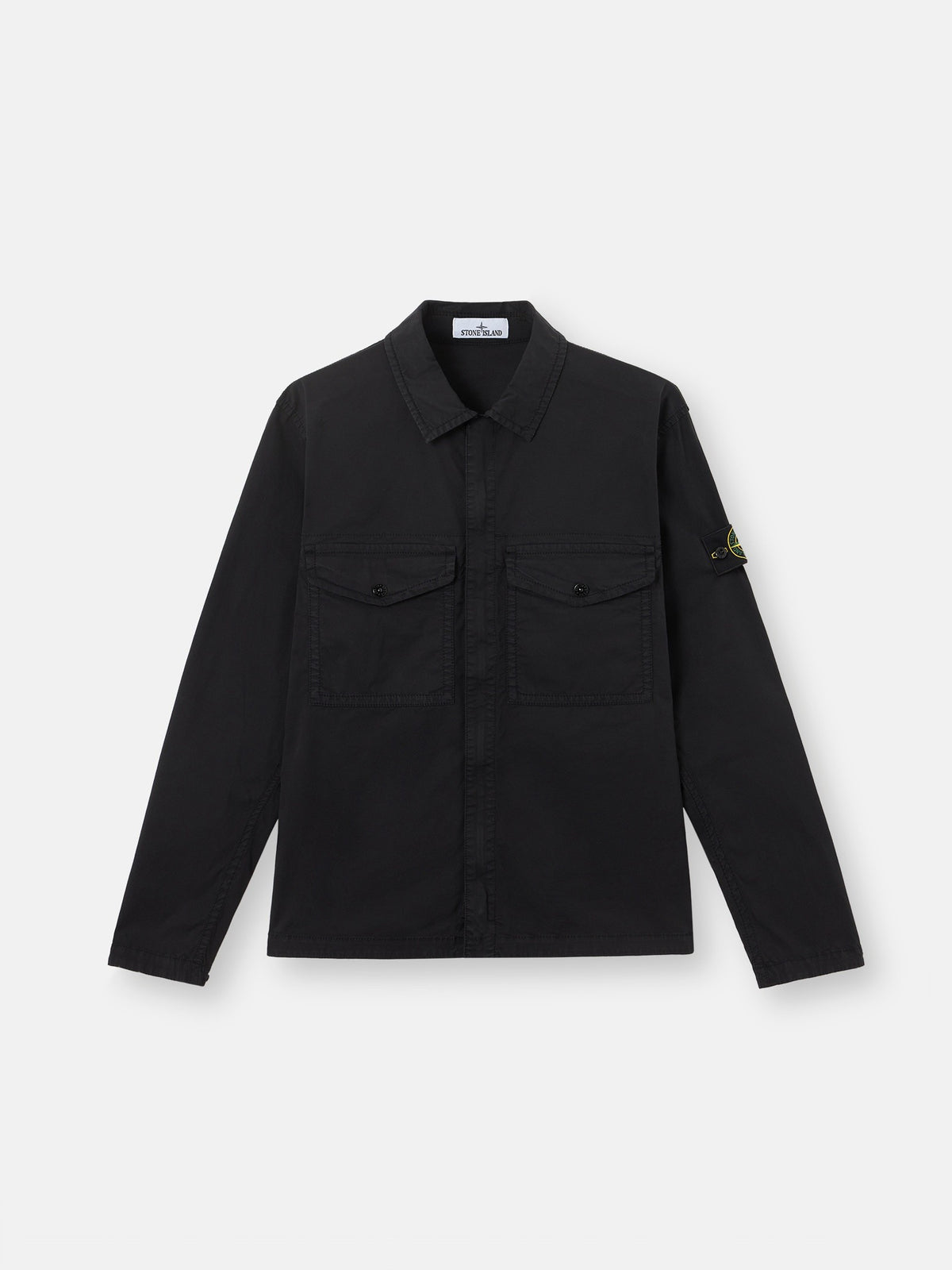 Regular-fit zip-up overshirt with chest pockets - BoUvy