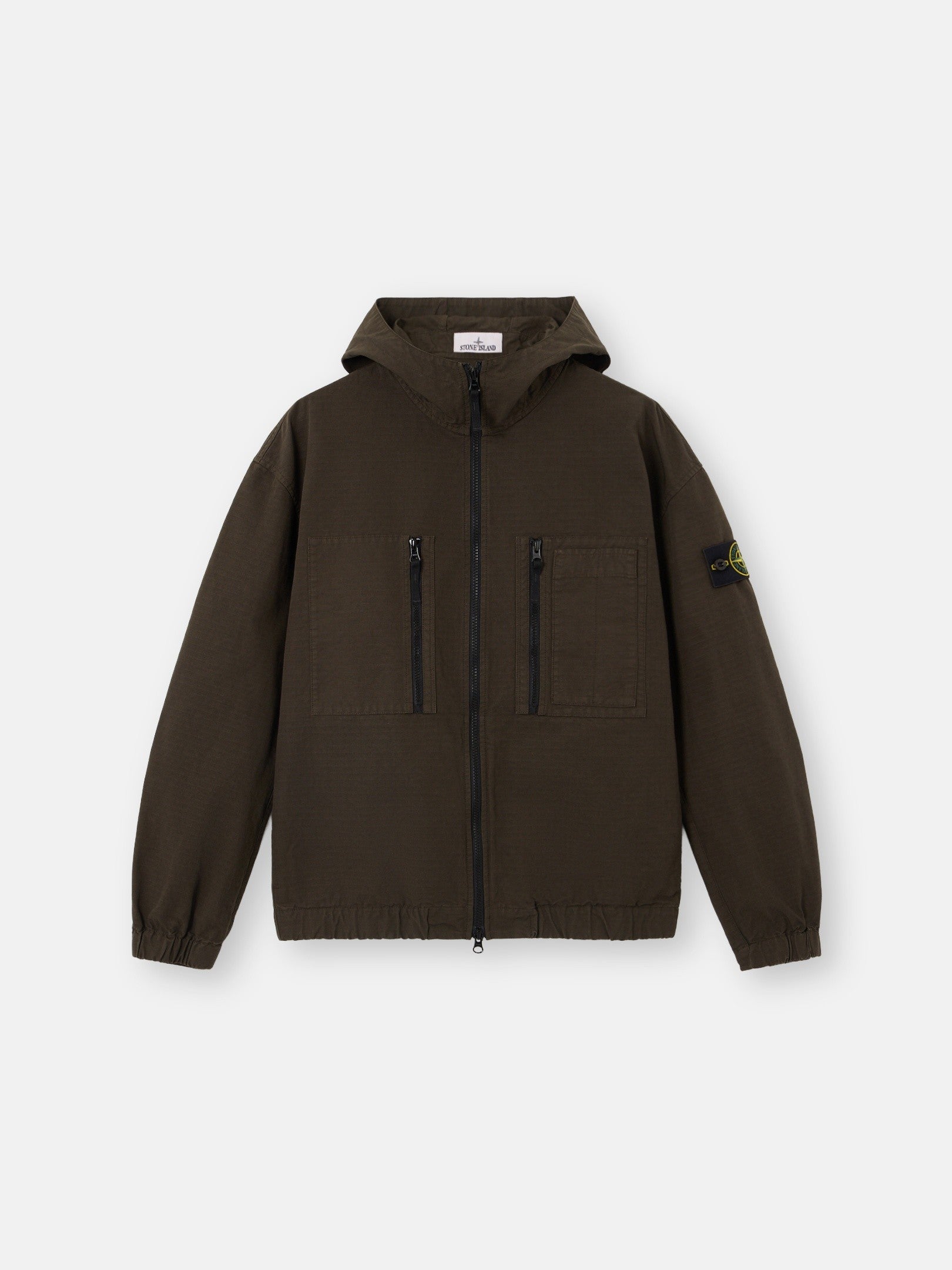Comfort-fit hooded overshirt with zip pockets - BoUvy