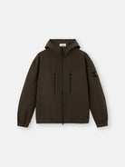 Comfort-fit hooded overshirt with zip pockets - BoUvy