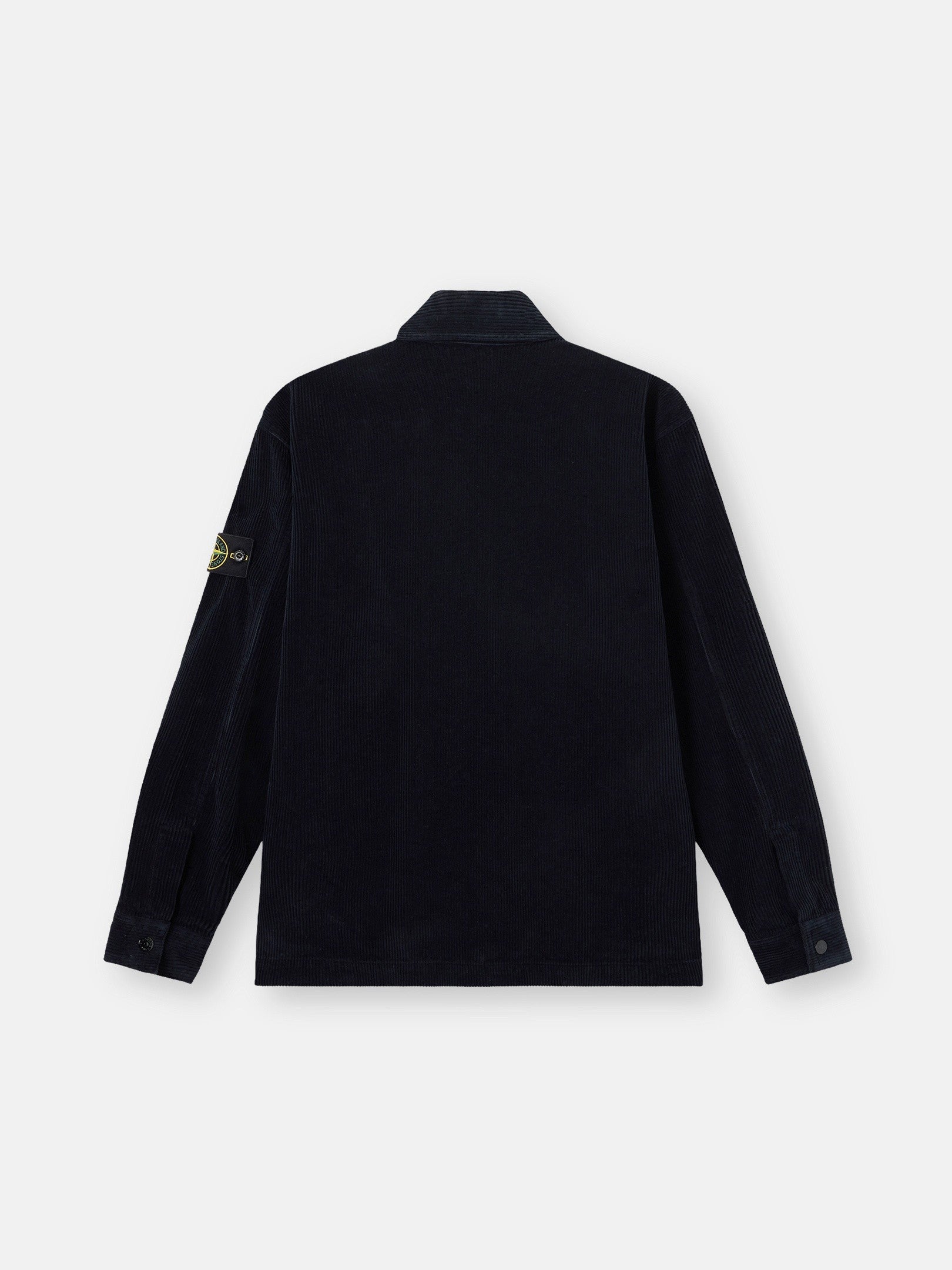 Comfort-fit snap-front overshirt with chest pocket - BoUvy