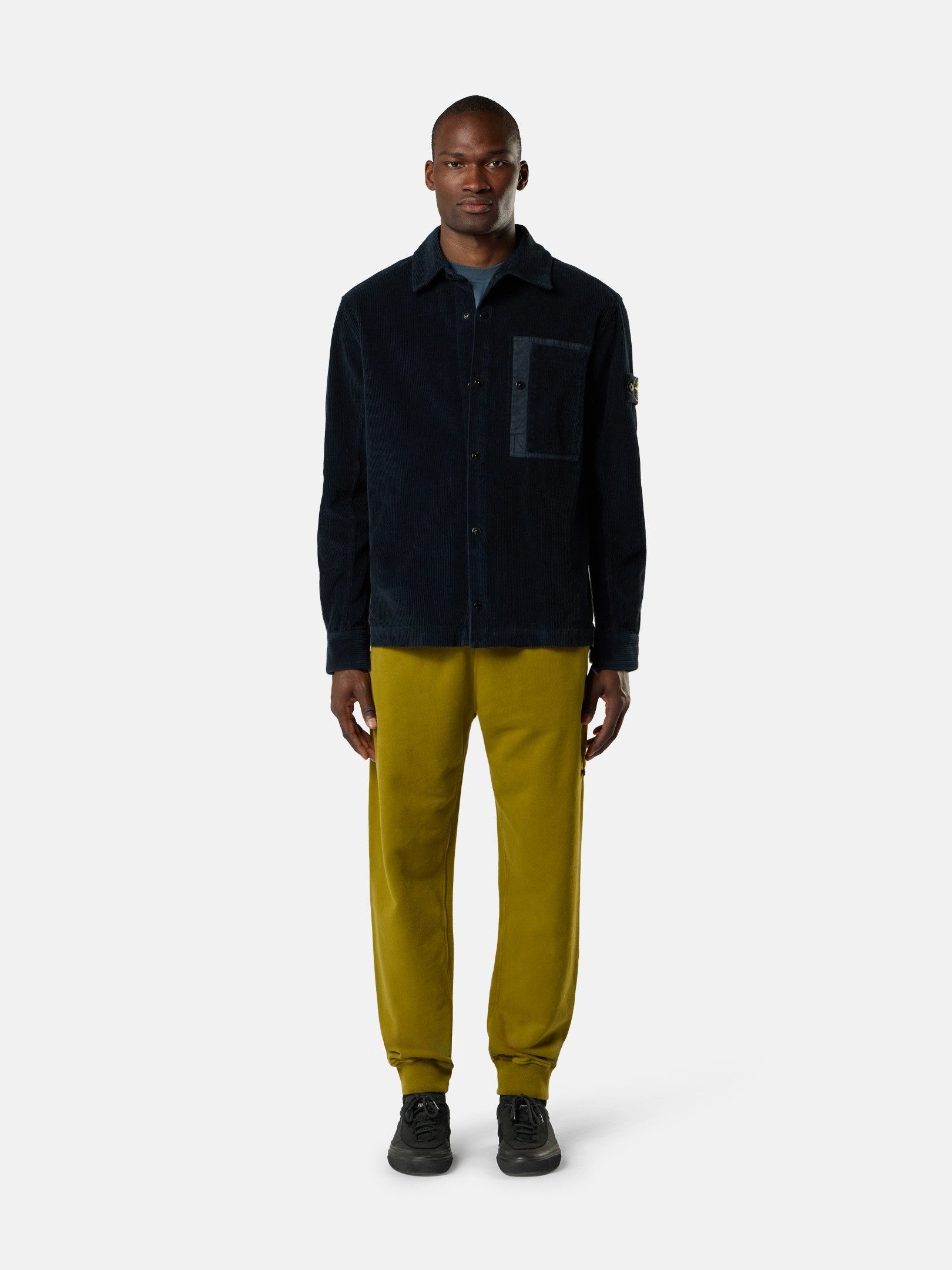 Comfort-fit snap-front overshirt with chest pocket - BoUvy