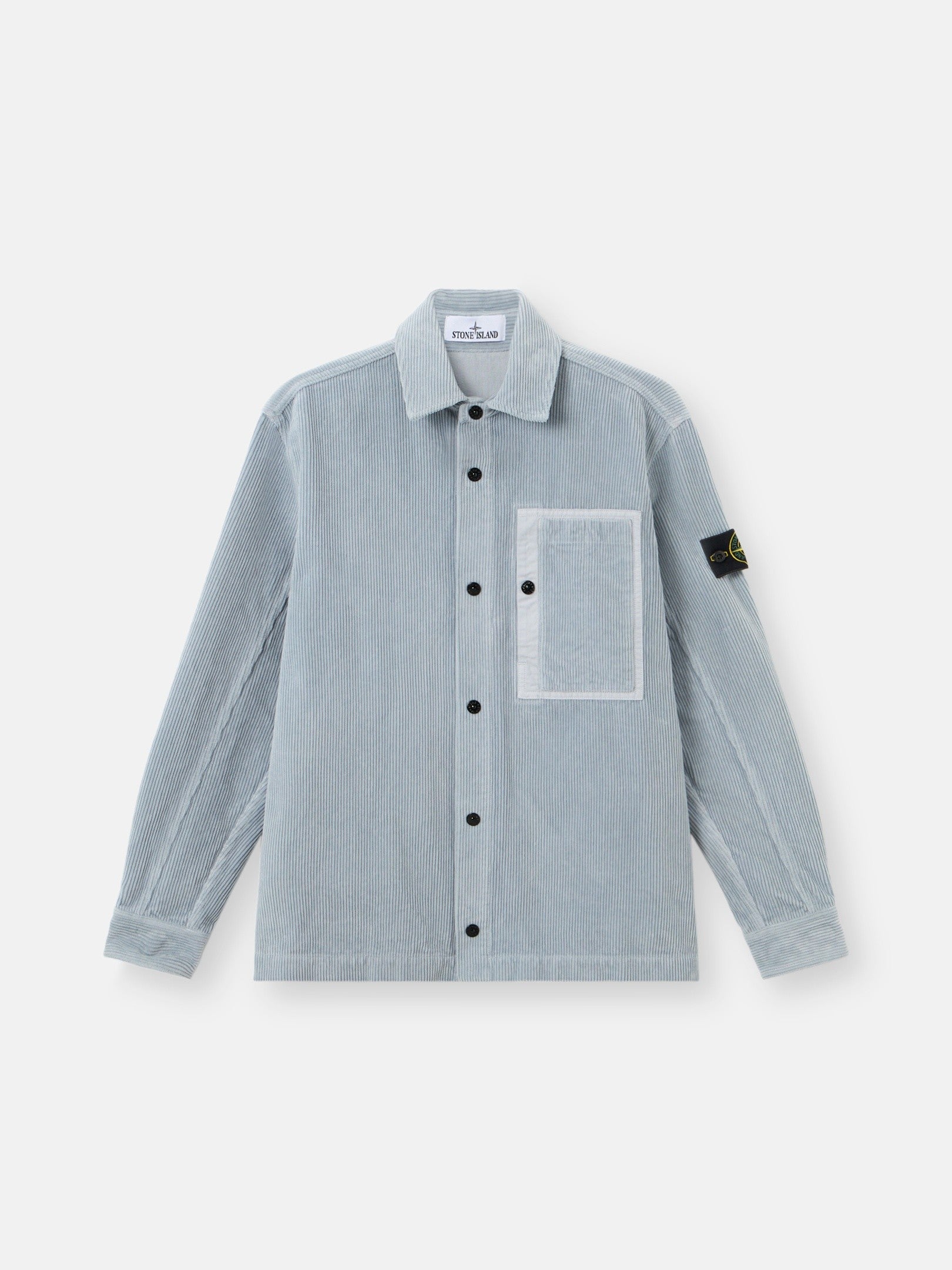 Comfort-fit snap-front overshirt with chest pocket - BoUvy
