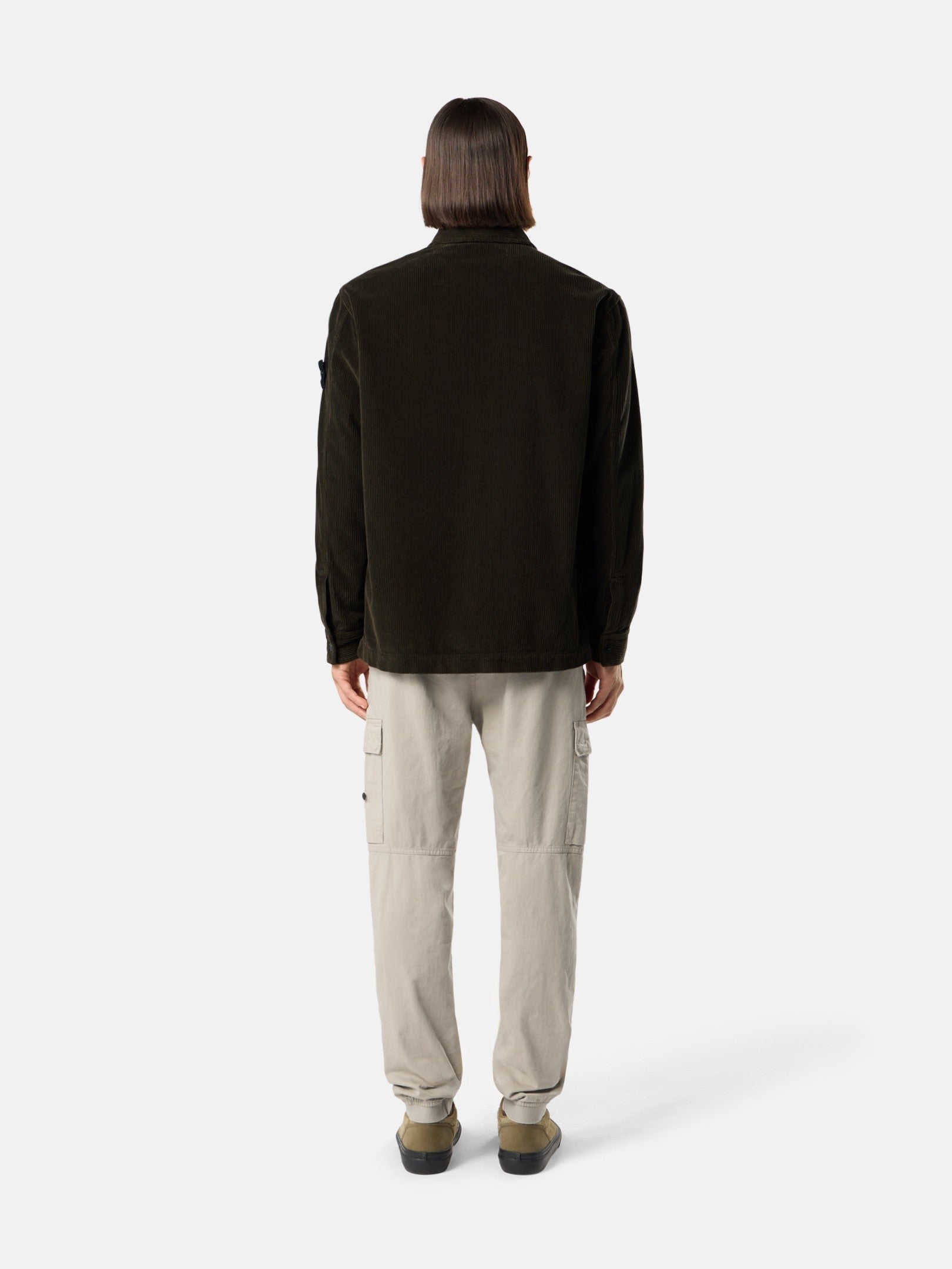Comfort-fit snap-front overshirt with chest pocket - BoUvy