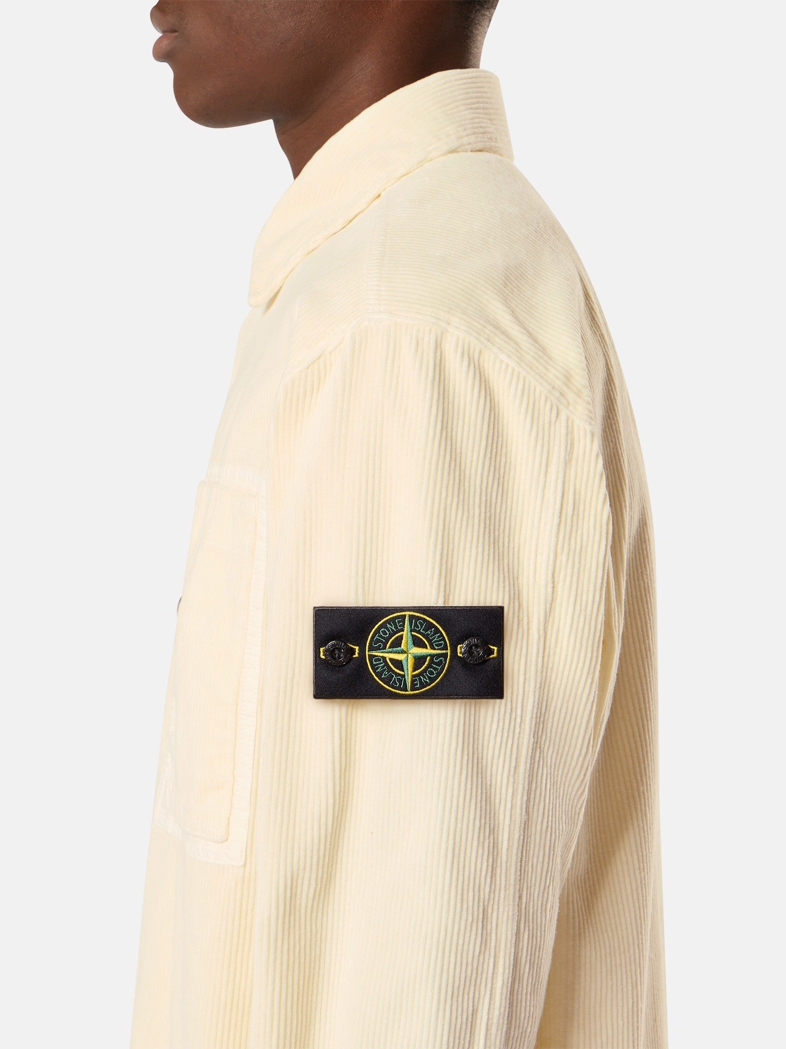 Comfort-fit snap-front overshirt with chest pocket - BoUvy